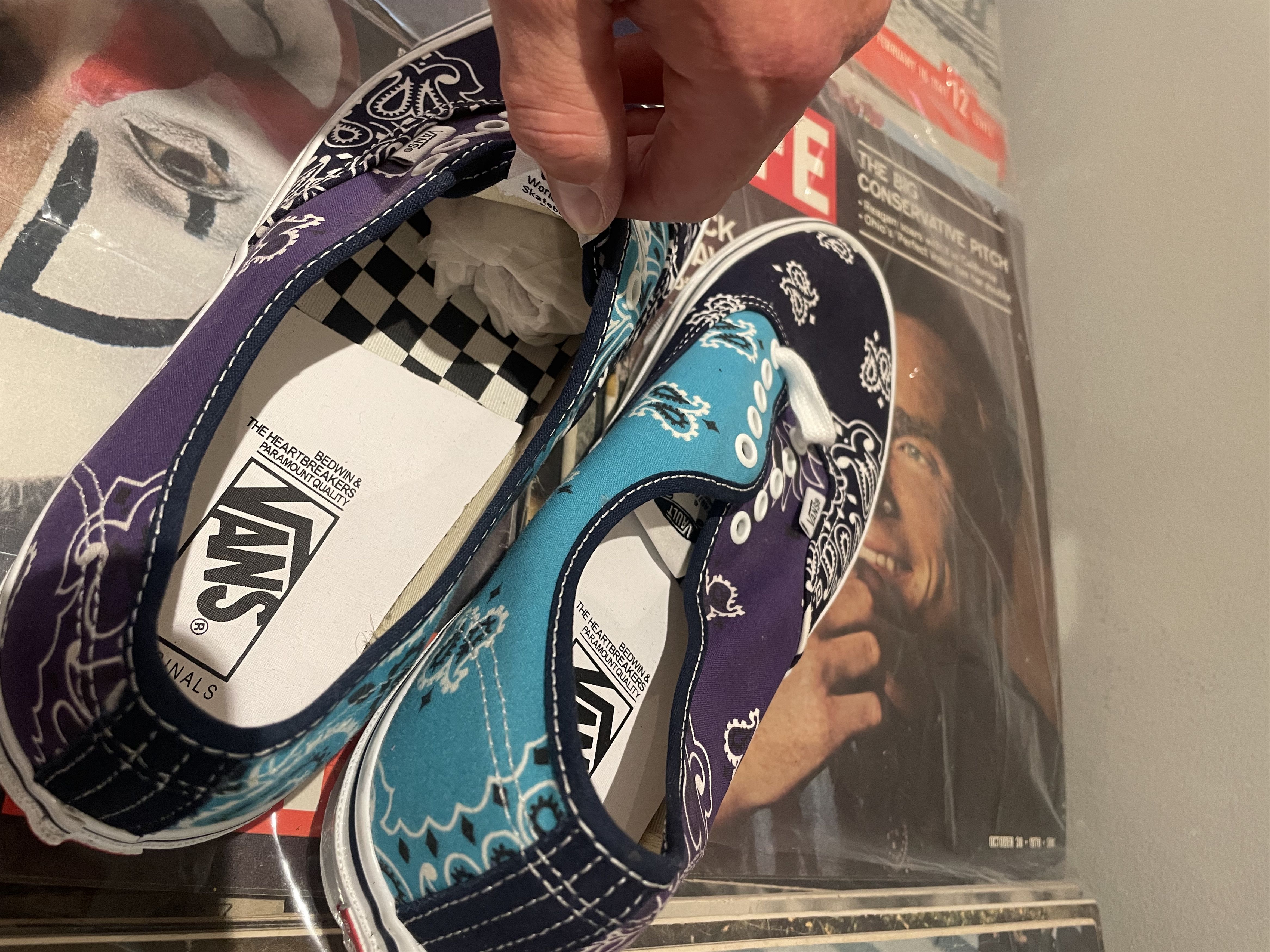 Vans Vans Purple Bandana Size US 11.5 / EU 44-45 - 2 Thumbnail