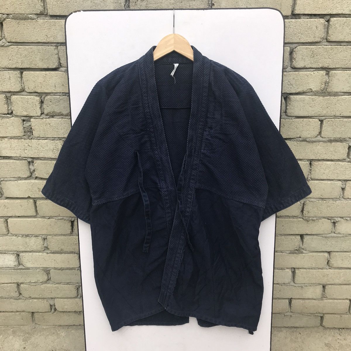 Vintage Vintage Kimono Blue Indigo Sashiko Style Size US L / EU 52-54 / 3 - 1 Thumbnail