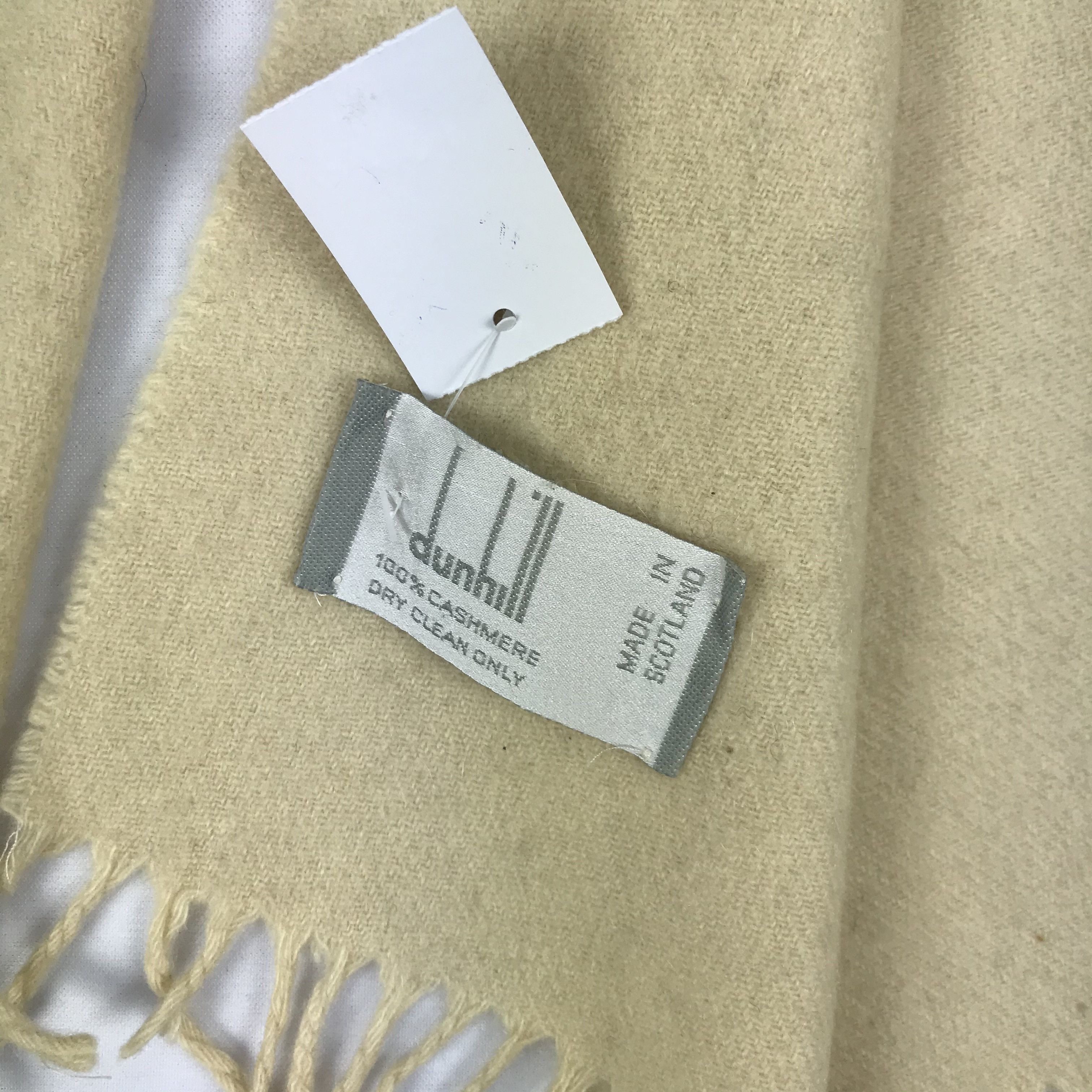 Alfred Dunhill Vintage Alfred Dunhill Scarf Muffler Fringe Scarves . Size ONE SIZE - 4 Thumbnail