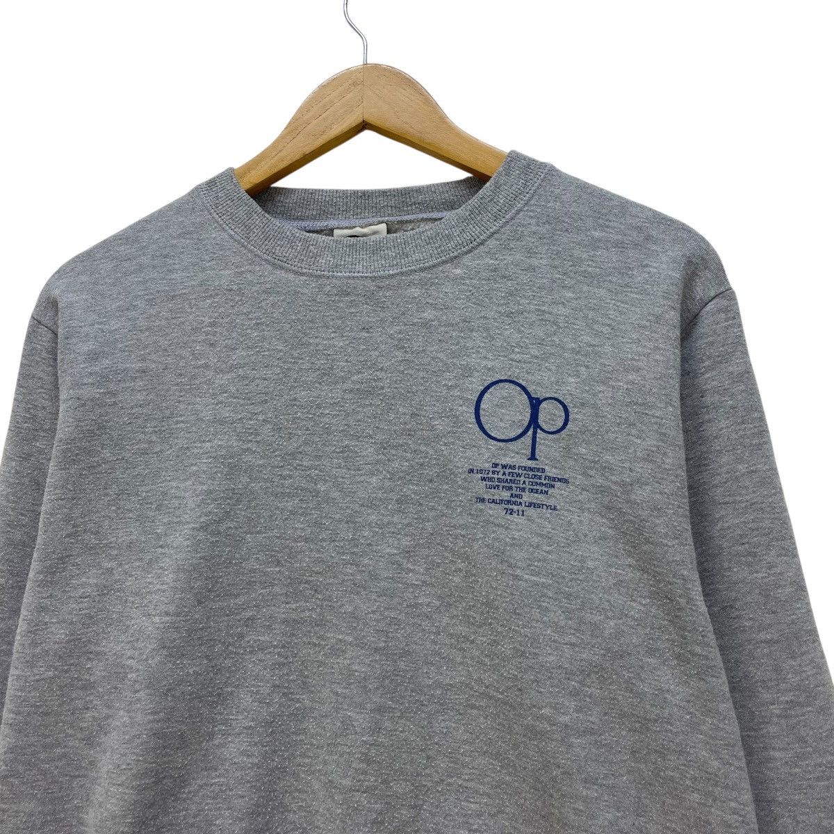 Ocean Pacific 💥 Ocean Pacific California graphic grey crewneck sweatshirt Size US M / EU 48-50 / 2 - 3 Thumbnail