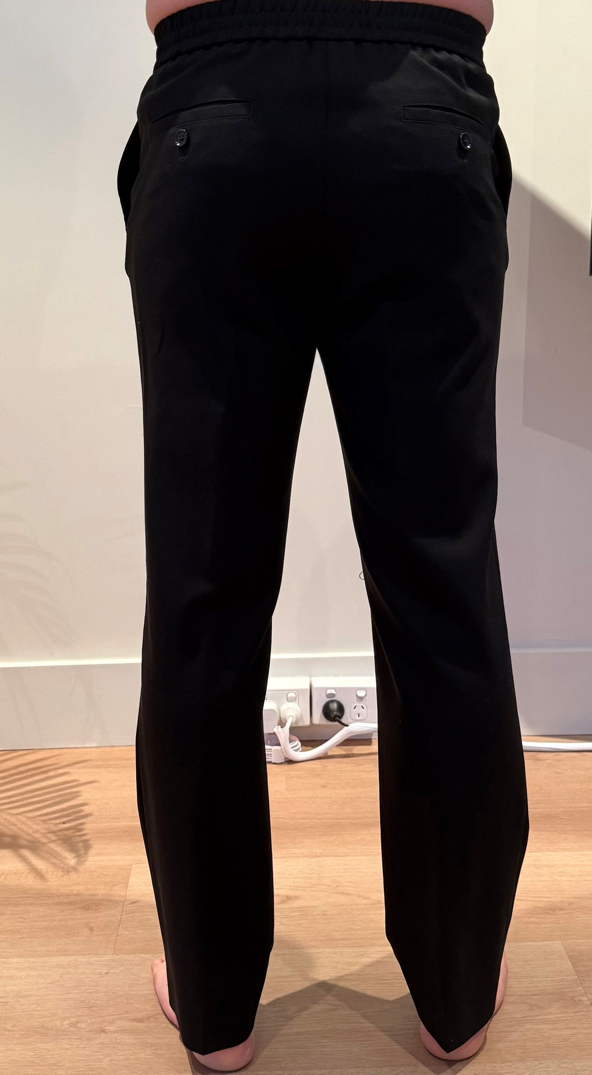 AMI AMI Paris Elasticated Waistband Straight-Leg Trousers Size US 30 / EU 46 - 7 Thumbnail