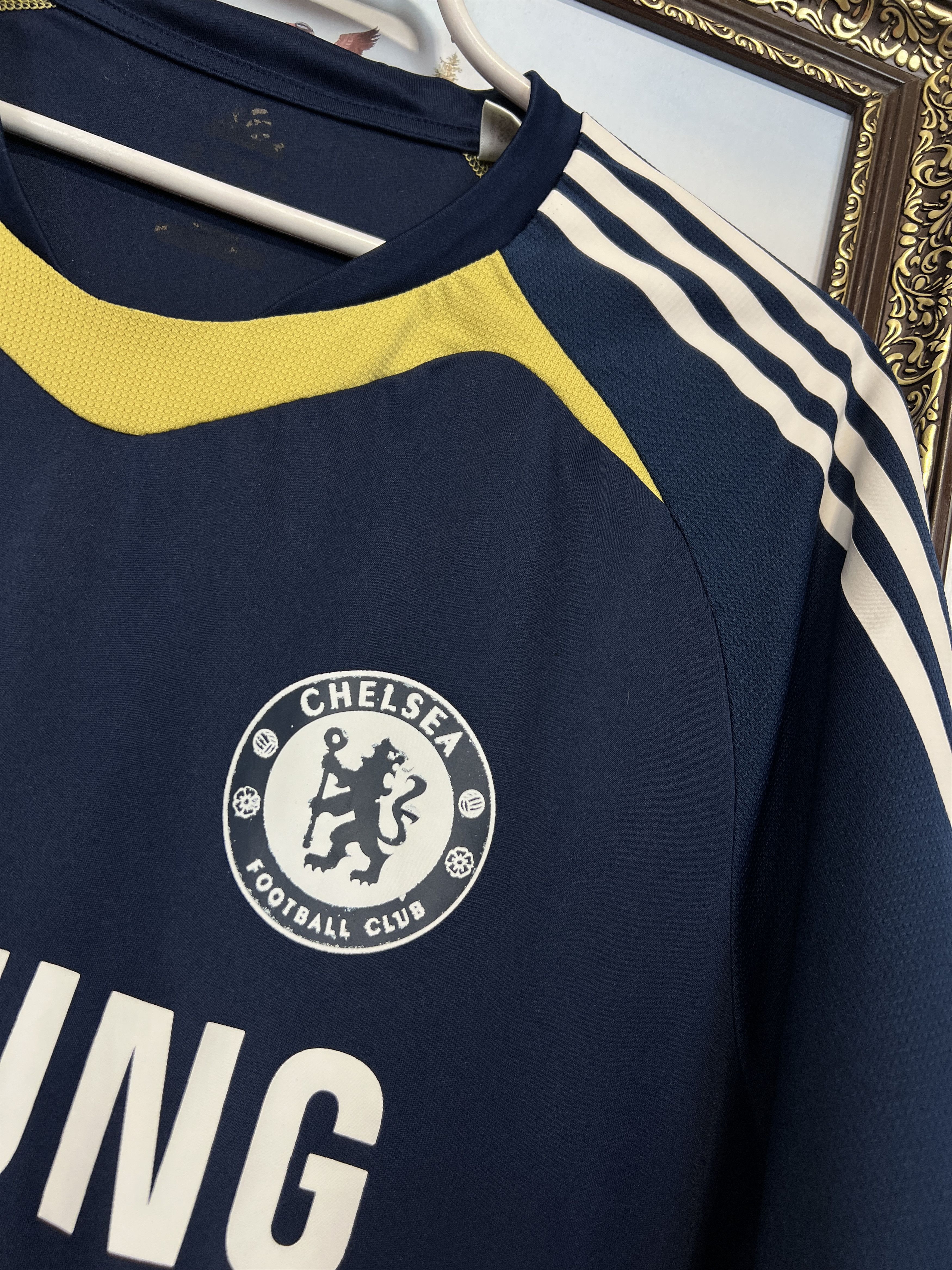 Adidas Vintage Chelsea Football Player Issue Train Shirt Jersey Size US XL / EU 56 / 4 - 4 Thumbnail