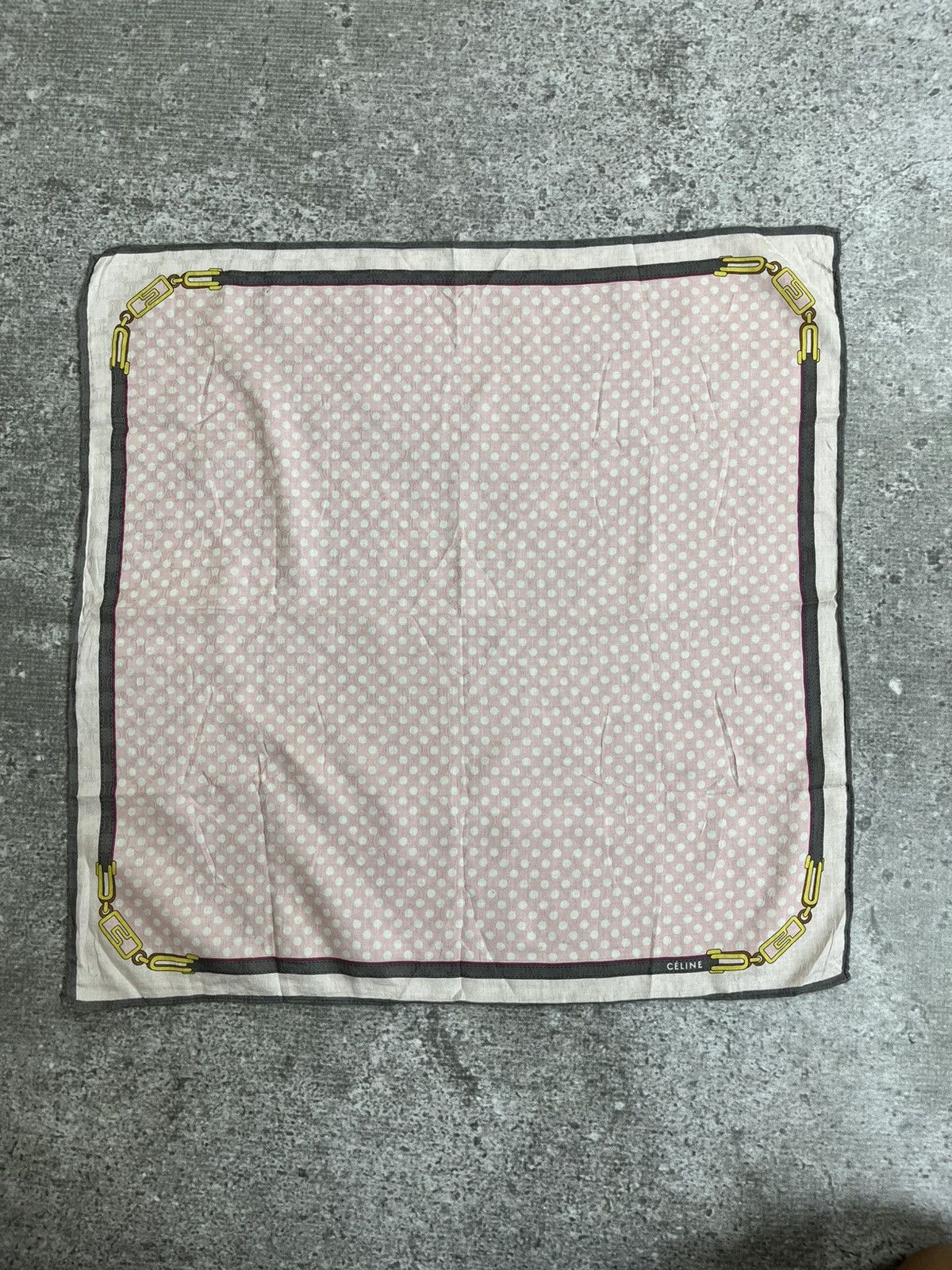 Celine Vintage Celine Handkerchief / Bandana / Neckerchief Size ONE SIZE - 1 Thumbnail