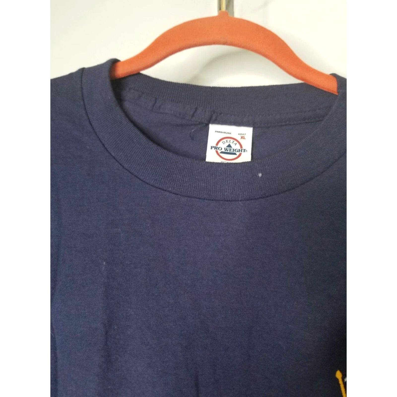 Delta VINTAGE Ground Zero New York City NYC Memorial T Shirt Mens XL September 11, 2001 Blue Crew Neck Embroidered Size US XL / EU 56 / 4 - 5 Thumbnail