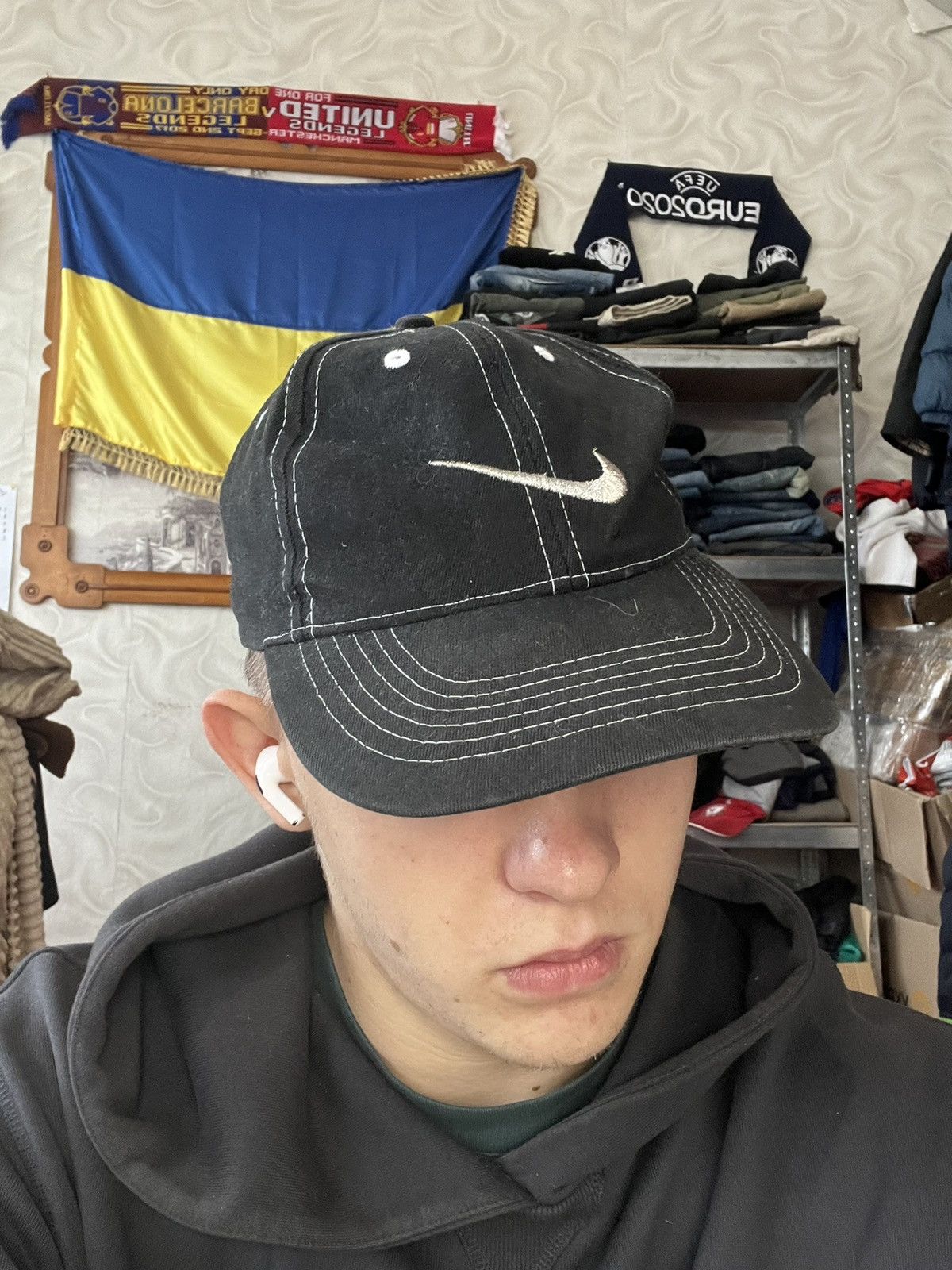 Nike Vintage Nike Cap Hat Small Logo Swoosh One Size Size ONE SIZE - 16 Thumbnail
