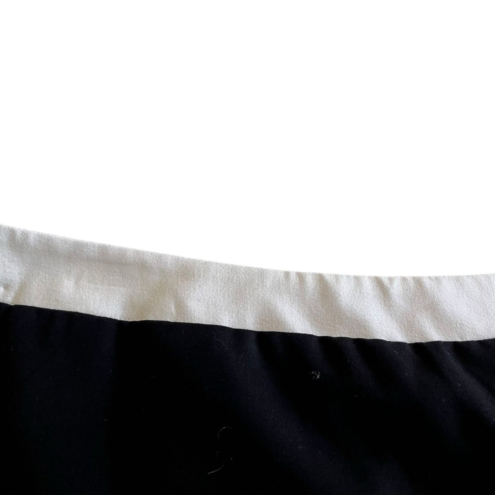 Calvin Klein Calvin Klein Black White Knee Length Pencil Skirt Size 38" / US 16 / IT 52 - 4 Thumbnail