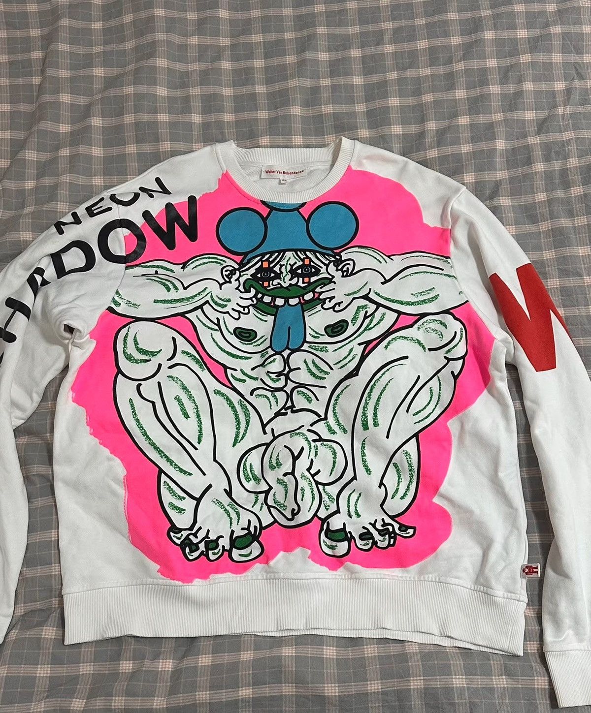 Walter Van Beirendonck WVB neon shadow 22ss LS tee Size US L / EU 52-54 / 3 - 1 Thumbnail