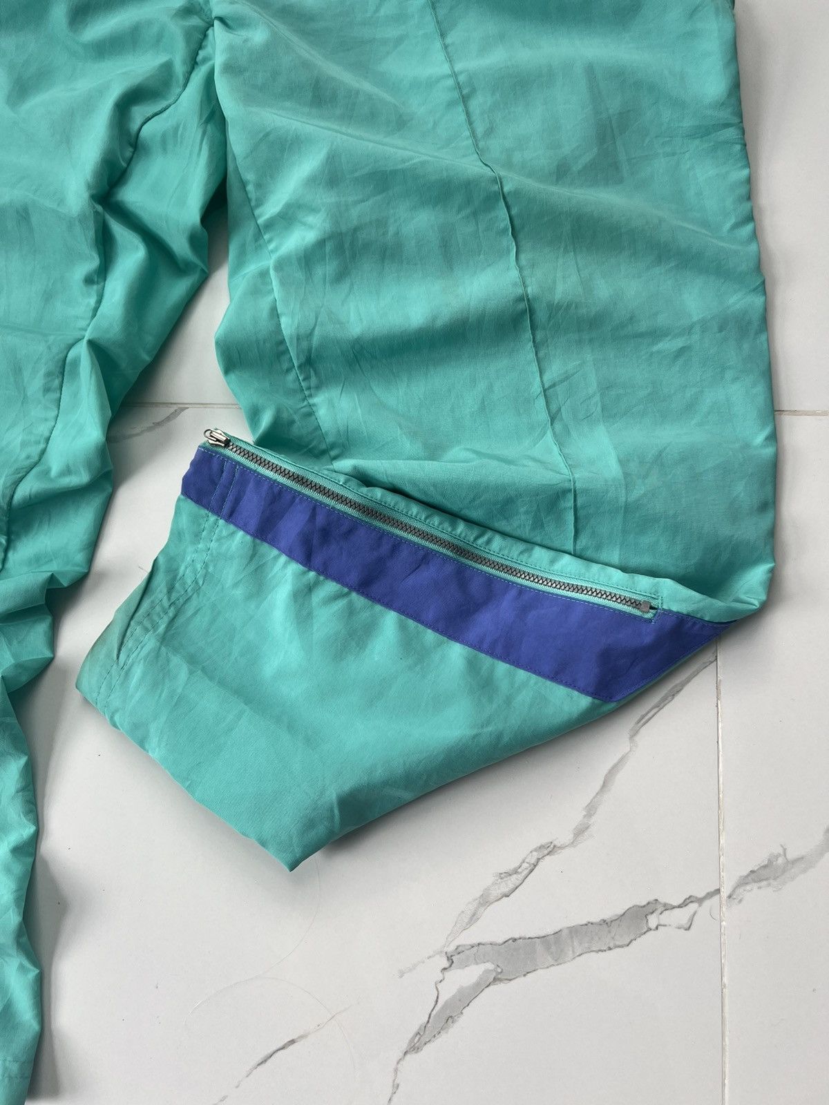 Nike 90's NIKE MADE IN JAPAN RARE RETRO SWOOSH BAGGY TRACK PANTS Size US 34 / EU 50 - 3 Thumbnail