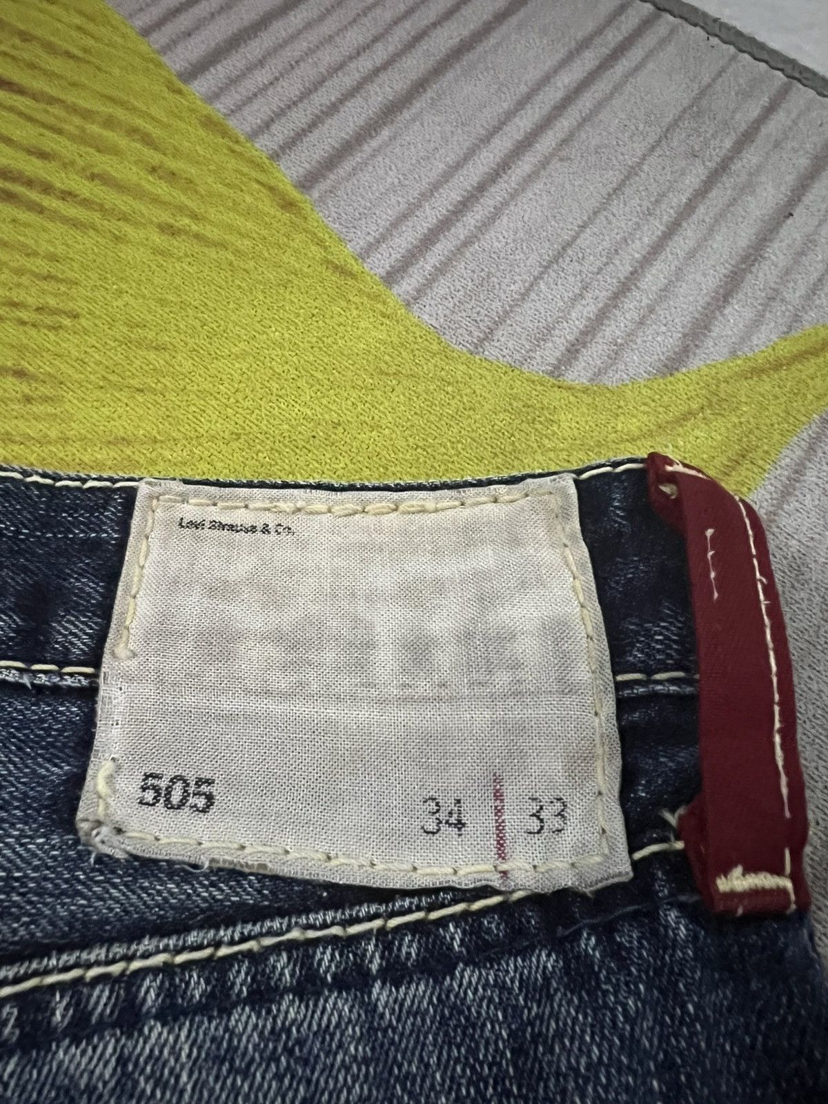 Levi's VINTAGE LEVIS 505 FADED JEAN Size US 33 - 23 Thumbnail