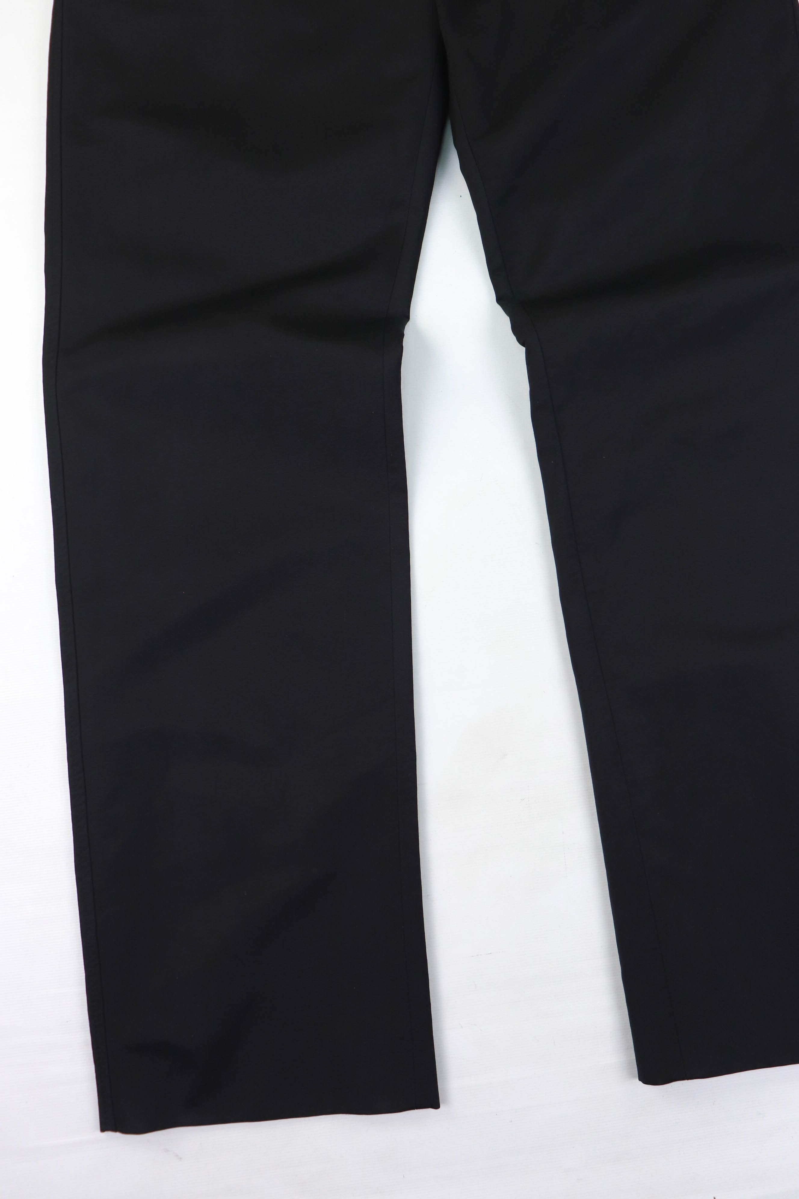 Vintage Daniele Alessandrini Italia Black Cotton/Wool Pants