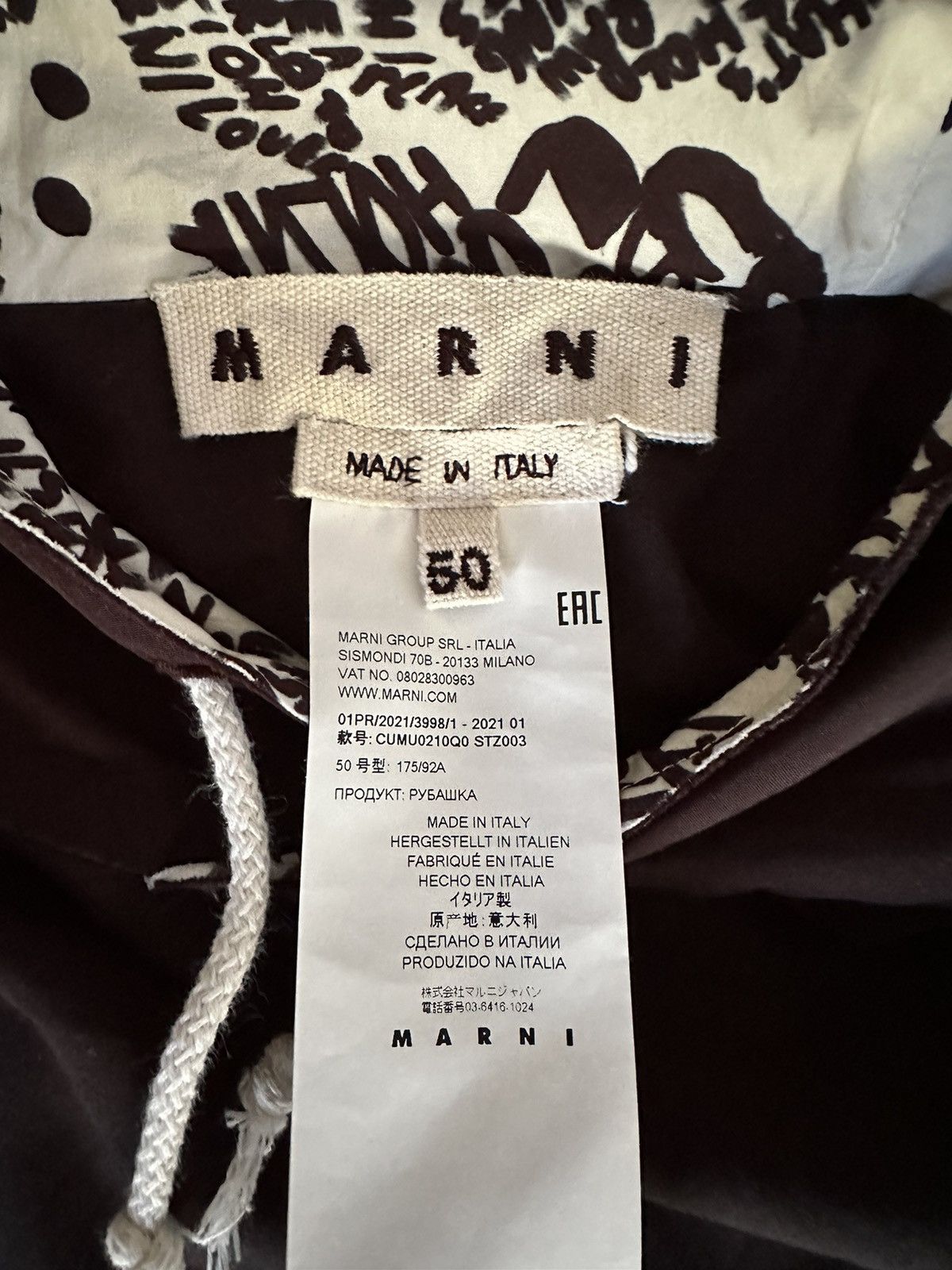 Marni Marni Lightweight Hoodie Size US M / EU 48-50 / 2 - 2 Thumbnail