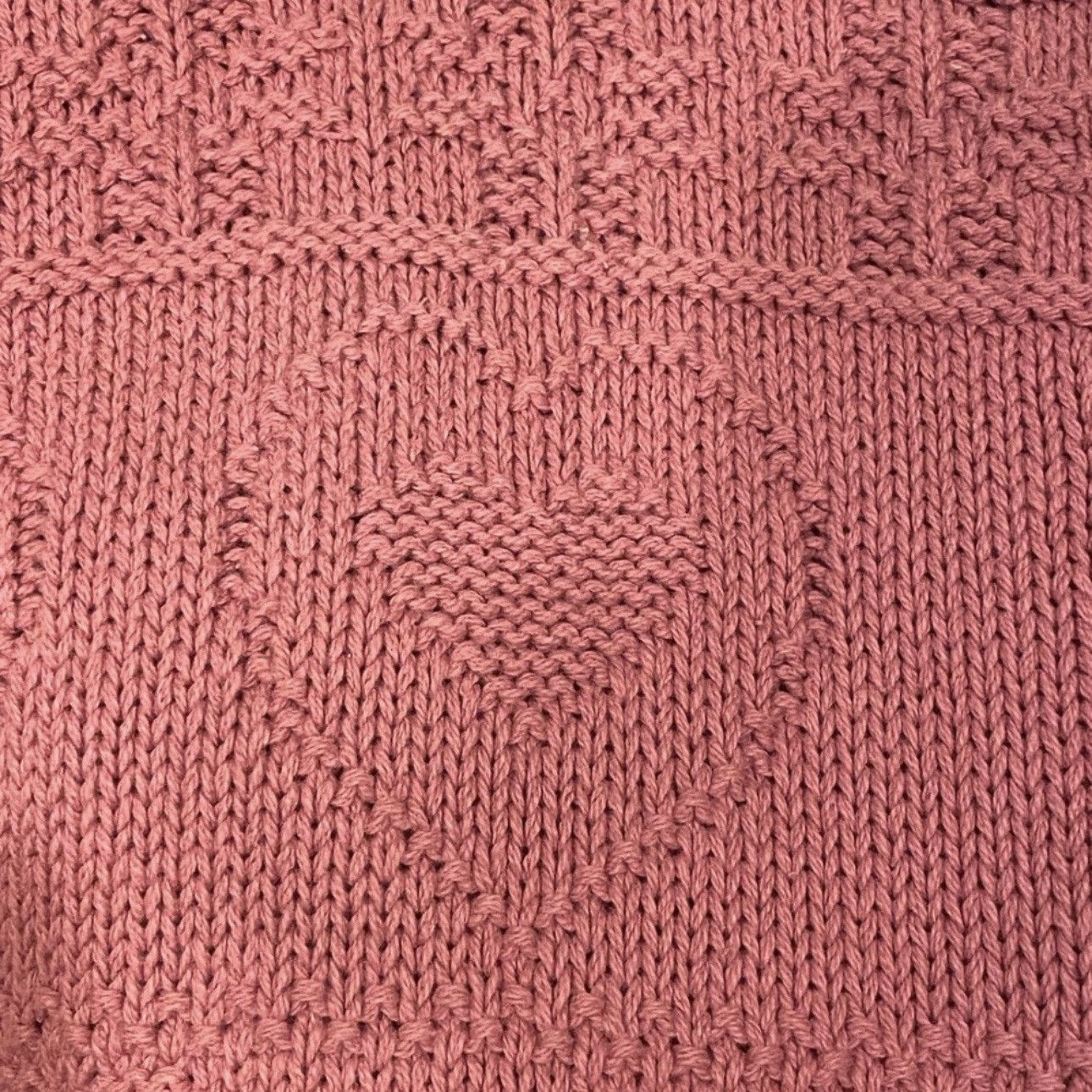 Vintage Vintage 90s Oversized Sweater Pink Hearts L Roll Neck Size L / US 10 / IT 46 - 5 Thumbnail