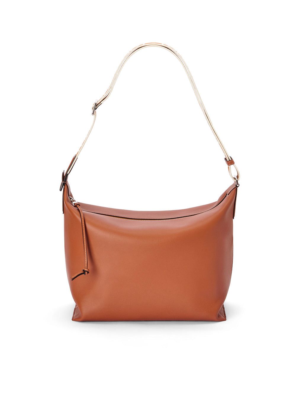 image of Loewe Cubi Crossboy Bag in Tan, Women's