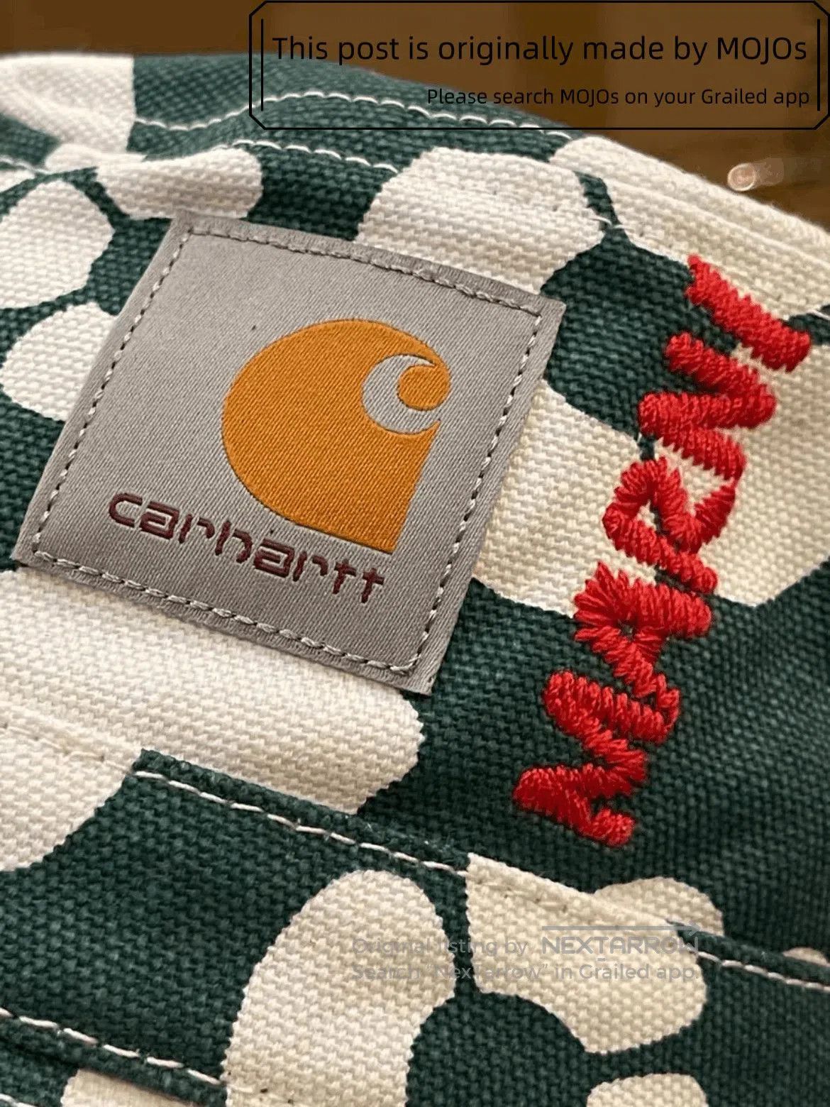 Marni Marni x Carhartt White Flowers Bucket Hat. Size ONE SIZE - 2 Thumbnail