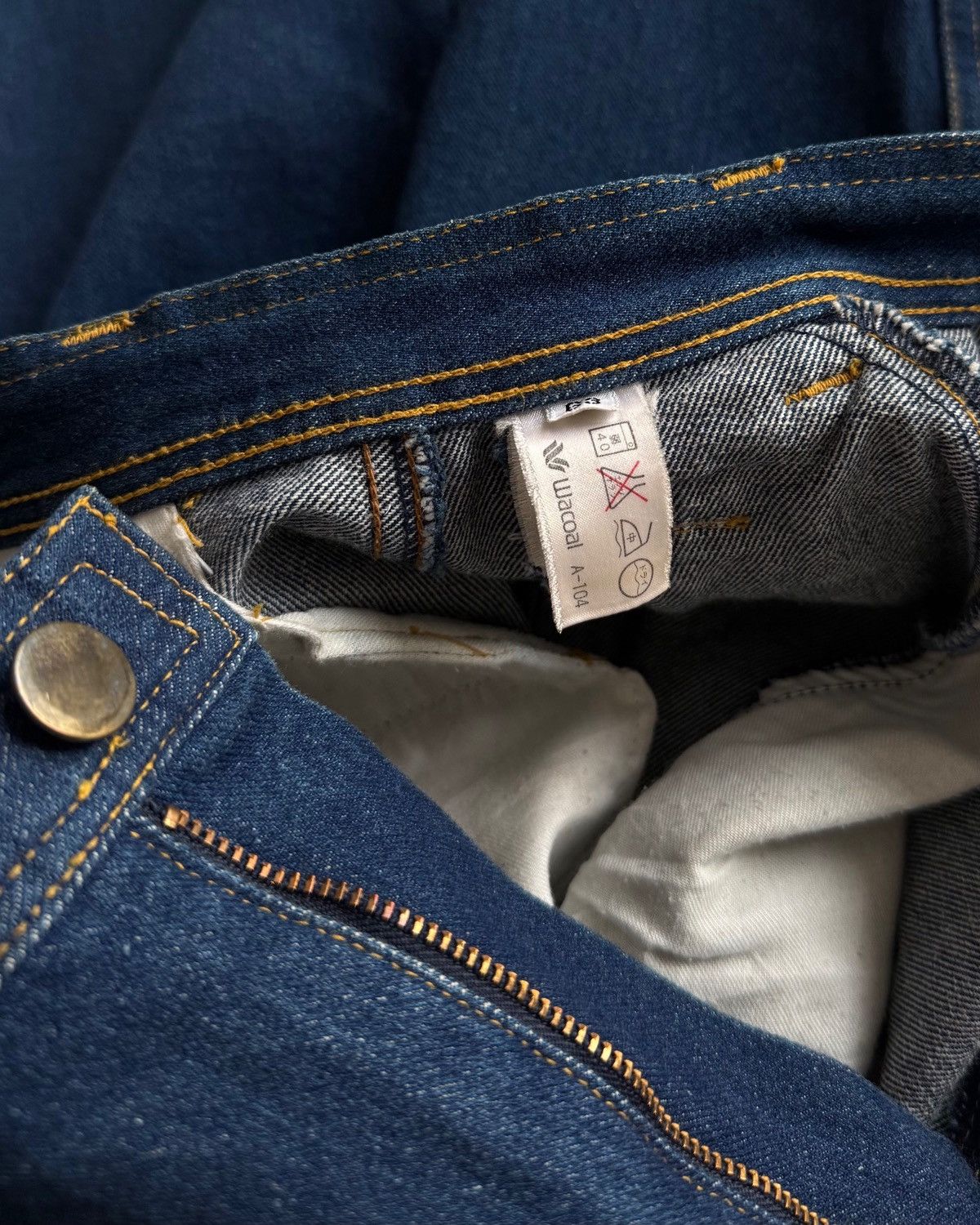 Issey Miyake VINTAGE HAi MIYAKE DESIGN JEANS Size 26" / US 2 / IT 38 - 10 Thumbnail