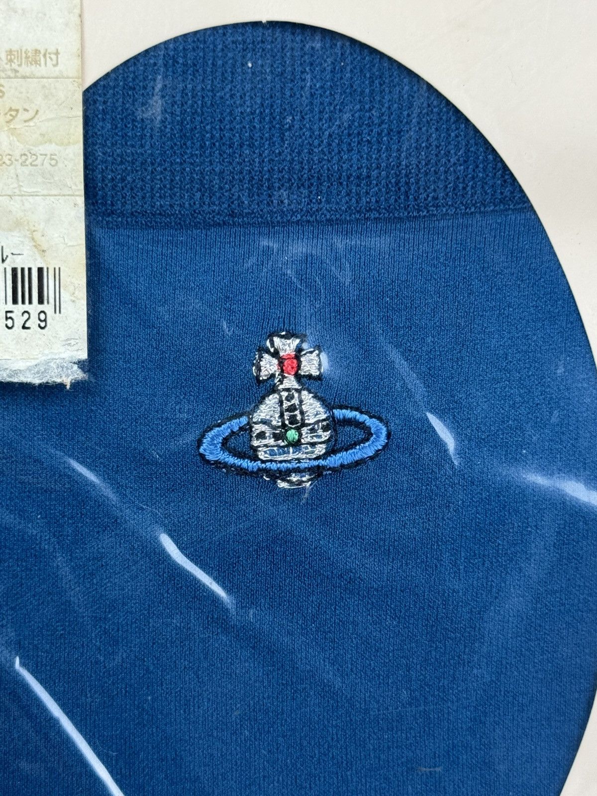 Vivienne Westwood Vivienne Westwood - Silver Orb Logo Embroidered - High Socks Size ONE SIZE - 2 Thumbnail