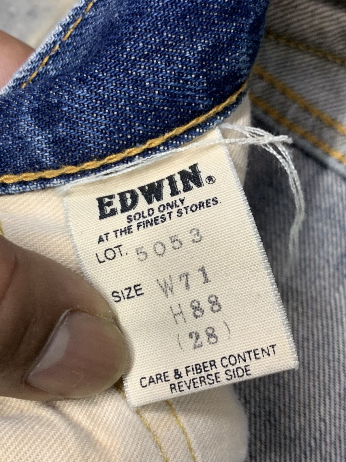Edwin × Vintage Vintage EDWIN 505XX Selvedge jean Size US 28 / EU 44 - 15 Thumbnail