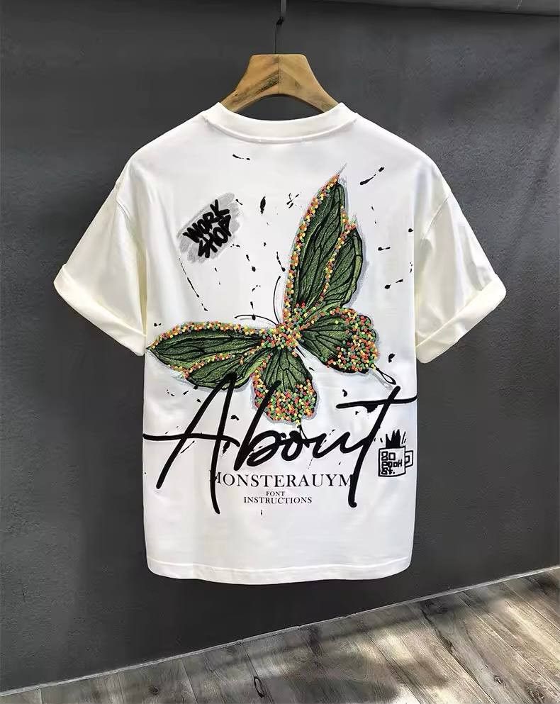 Japanese Brand × Vintage cotton T-shirt Size US L / EU 52-54 / 3 - 1 Thumbnail