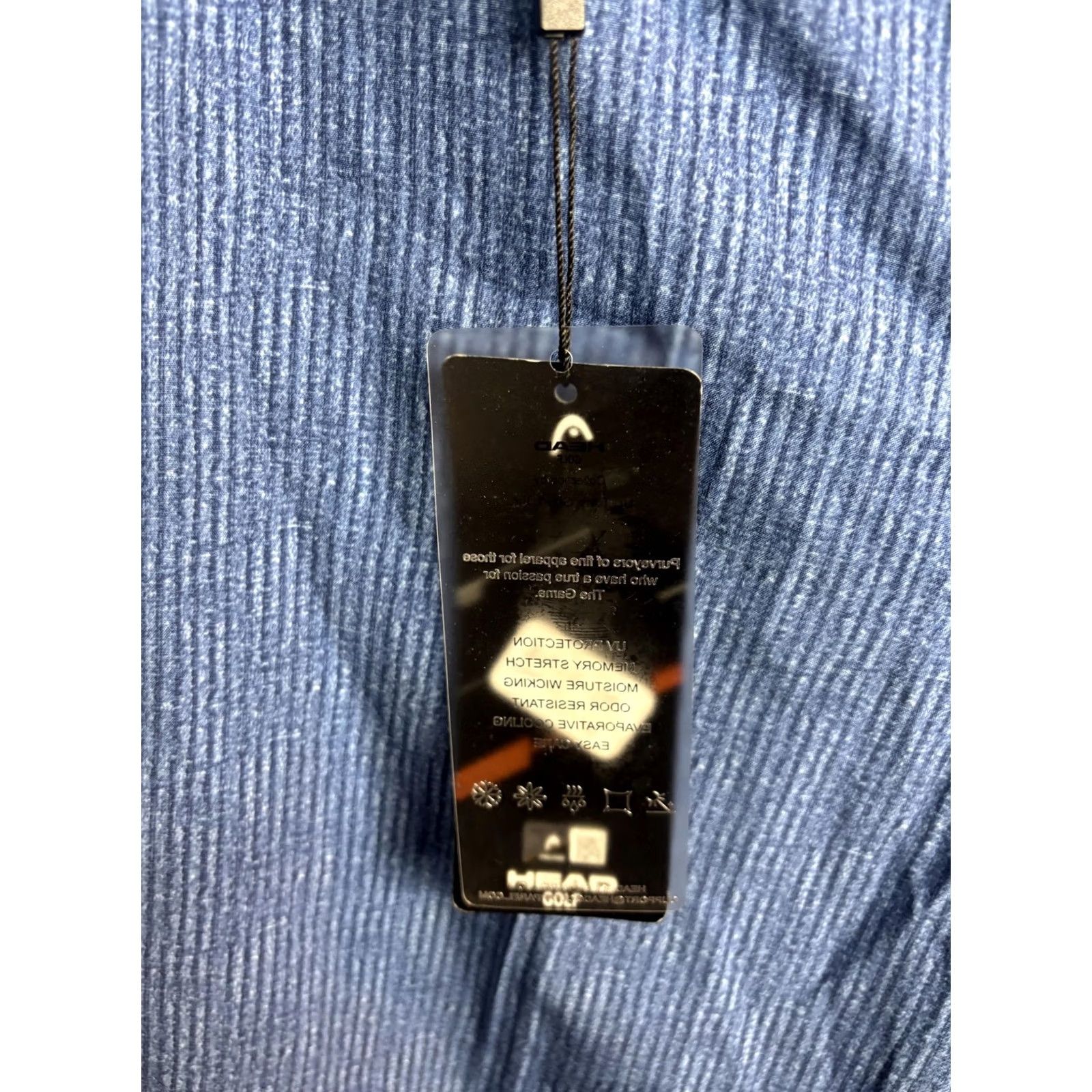 Vintage Head Golf Pants Mens 34 Galaxy Blue William UV Protection Moisture Wicking Stretch Pockets Front Flat Front Easy Care Performance Moisture Wicking Size US 34 / EU 50 - 3 Thumbnail