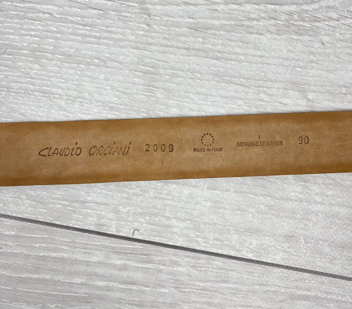 Luxe Claudio Orciani Italian Designers Luxury Leather Belt Size 36 - 15 Thumbnail