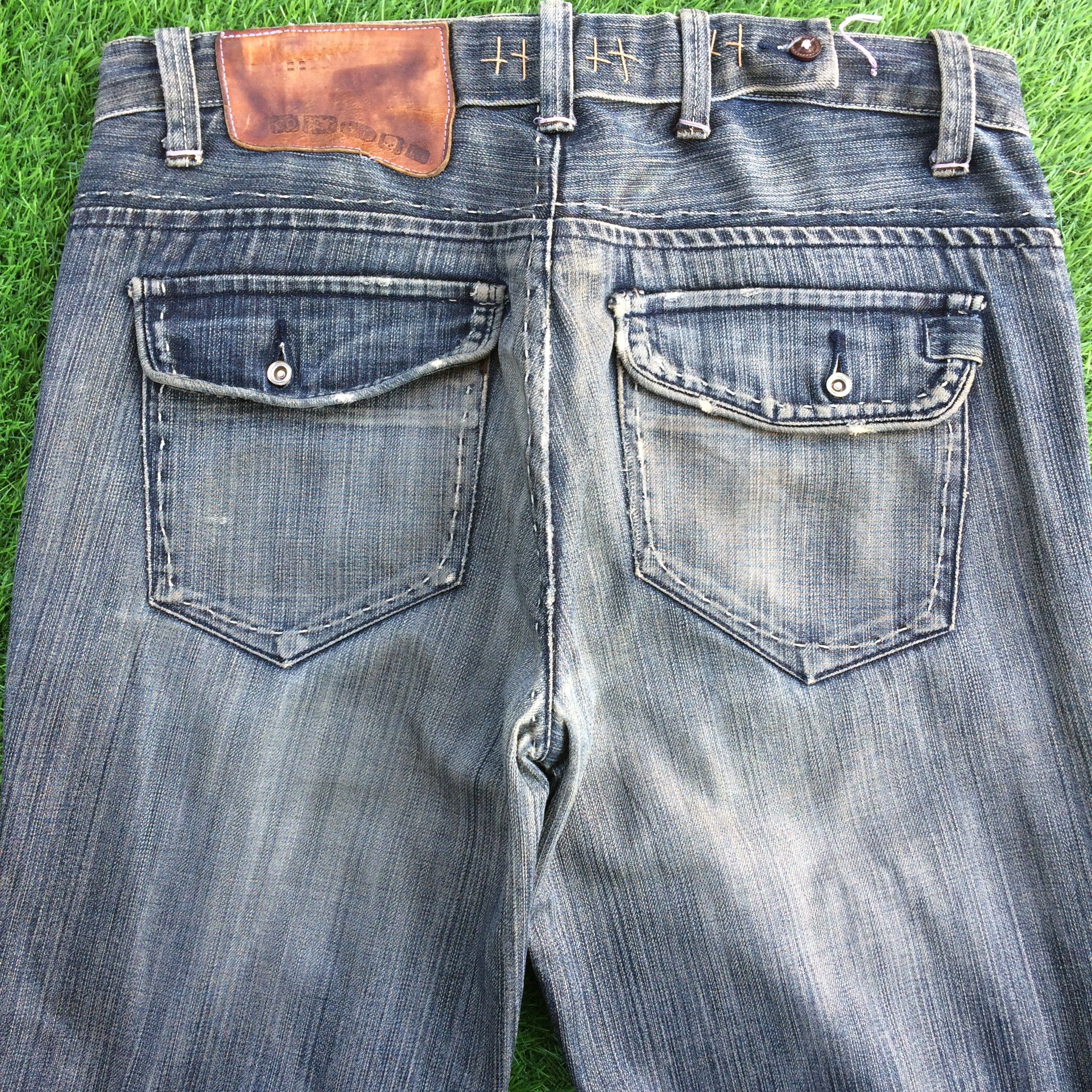 Japanese Brand × Jean Japanese Straight Leg Denim Jeans Pants #D-822 Size US 33 - 4 Thumbnail