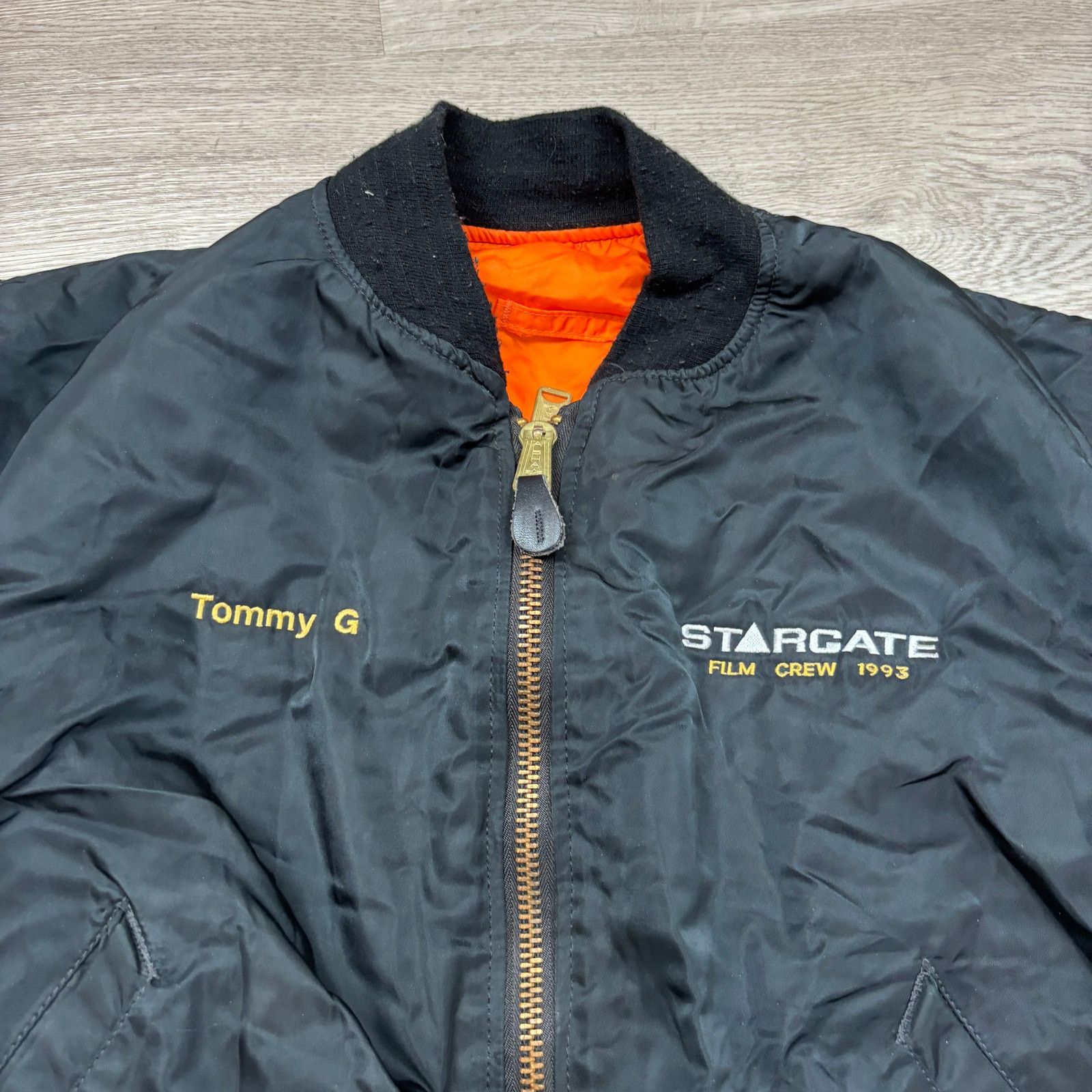Alpha Industries 1993 Stargate Film Crew Alpha Industries Bomber Jacket XL Size US XL / EU 56 / 4 - 2 Thumbnail
