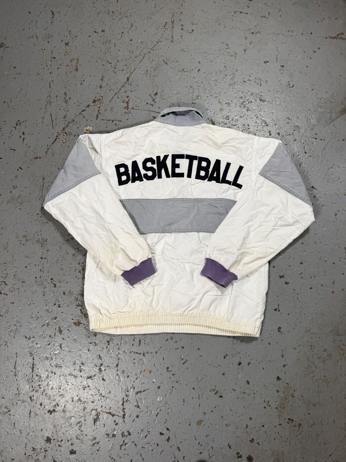 Other Vintage Basketball Pullover Jacket Quarterzip Size US M / EU 48-50 / 2 - 7 Thumbnail