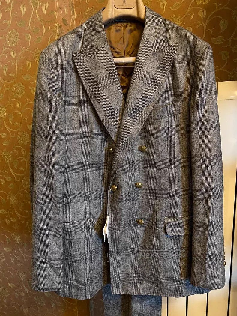 Brunello Cucinelli brunello cucinelli Suit with two lapels Size 50L - 2 Thumbnail