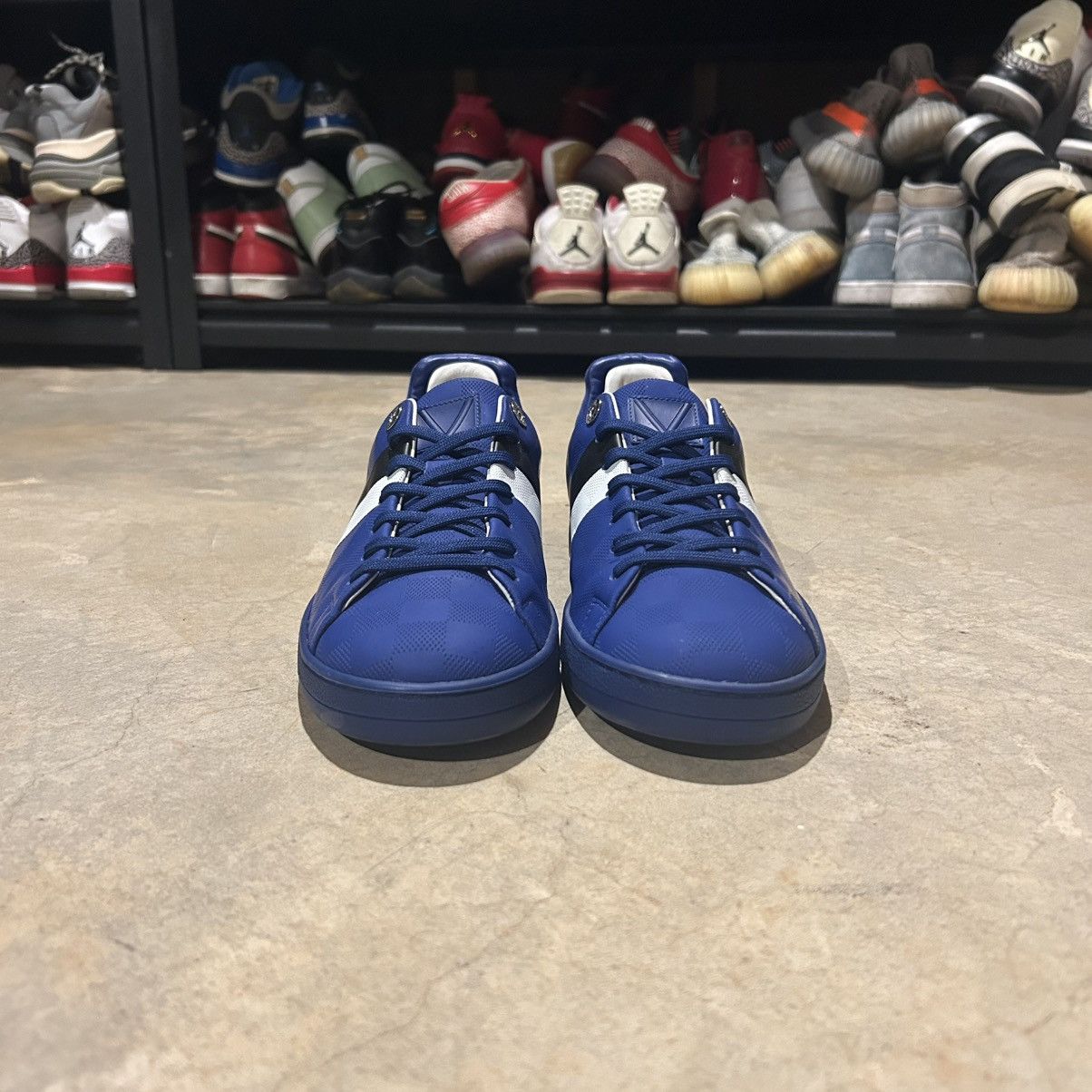 Designer × Louis Vuitton Louis Vuitton Damier Infini Frontrow Leather Sneakers US 9 Size US 9 / EU 42 - 4 Thumbnail
