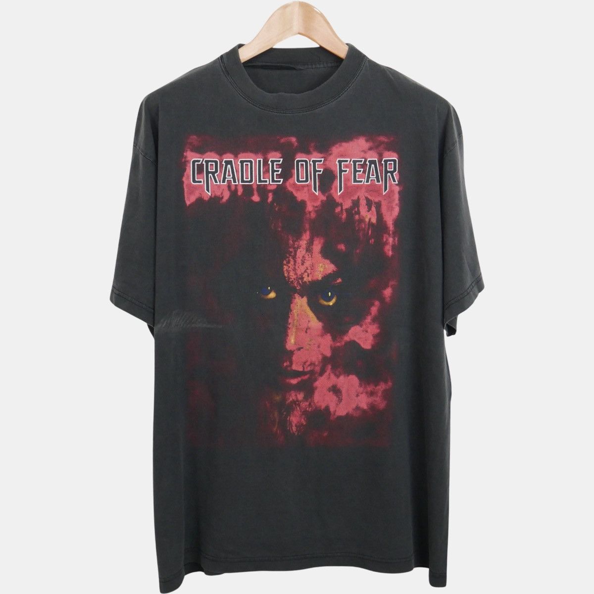 image of Vintage Cradle Of Fear 90’S Shirt in Black, Men's (Size XL)