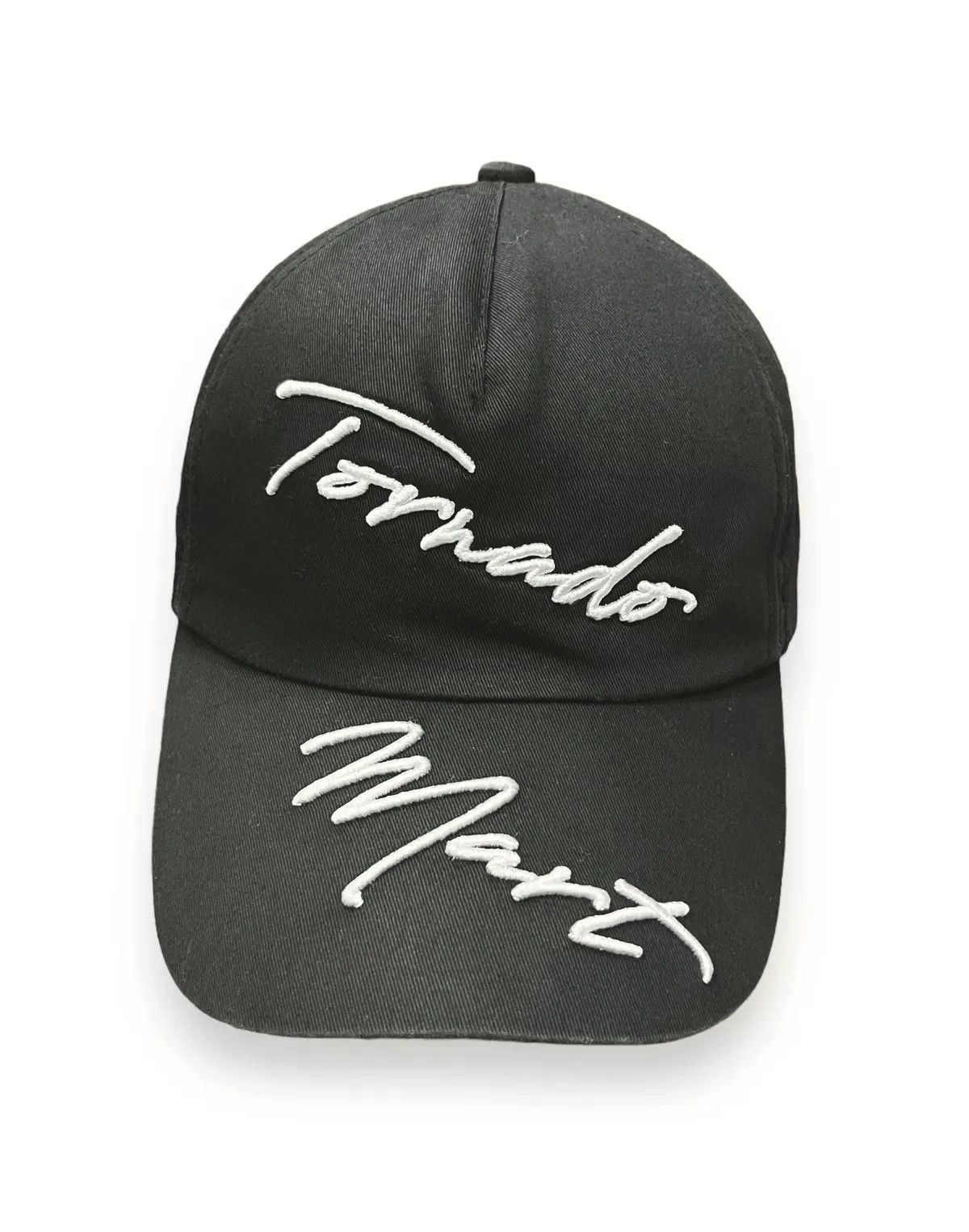 Tornado Mart VERYRARE🔥90’s TORNADO MART Bold Embroidery Spellout Dad Hat Size ONE SIZE - 3 Thumbnail