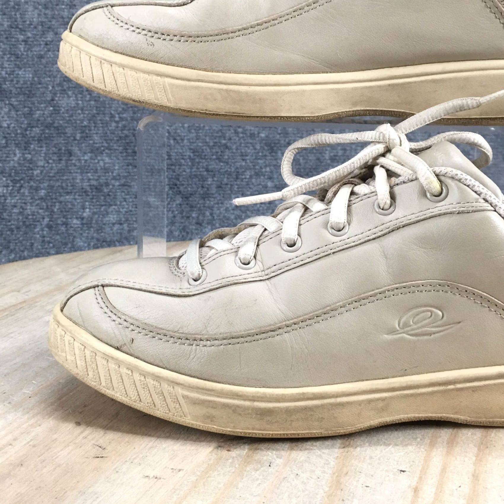 Vintage Easy Spirit Casual Sneakers Brown Leather Lace Up Low Top Womens 7.5 M Size M / US 6-8 / IT 42-44 - 3 Thumbnail