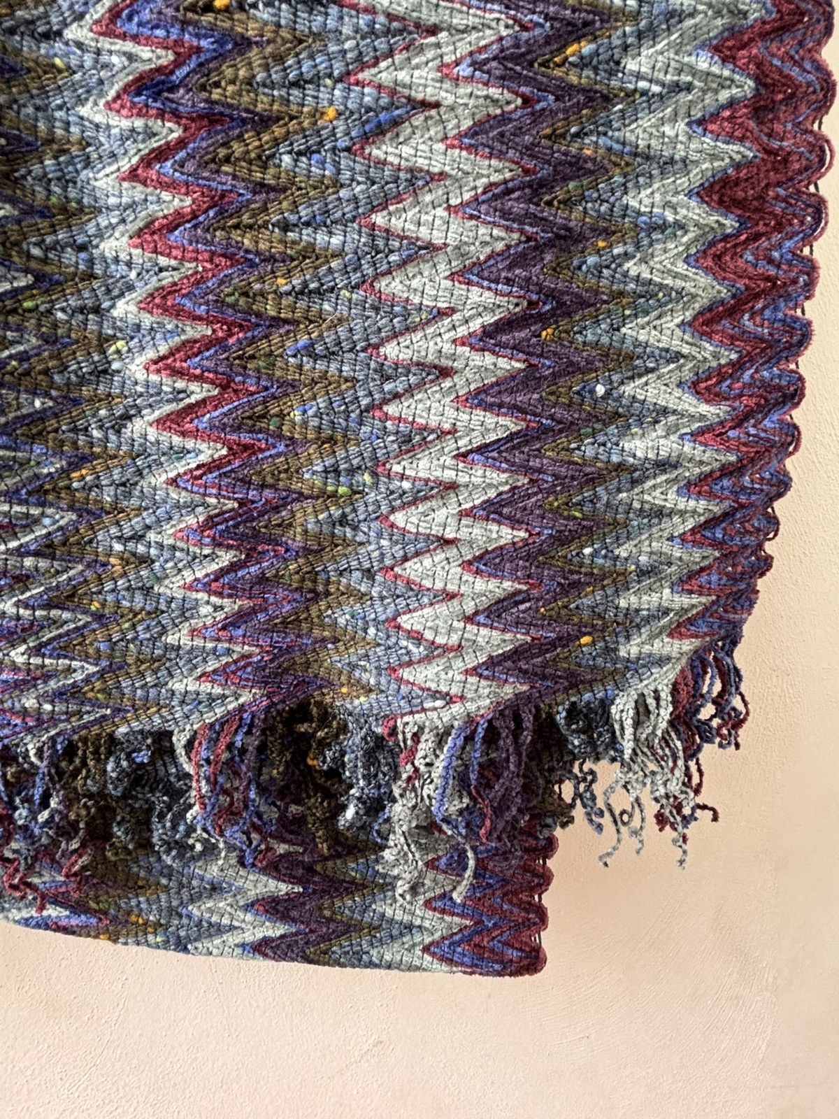 Missoni Missoni Colorful Zigzag Knit Scarf Size ONE SIZE - 2 Thumbnail