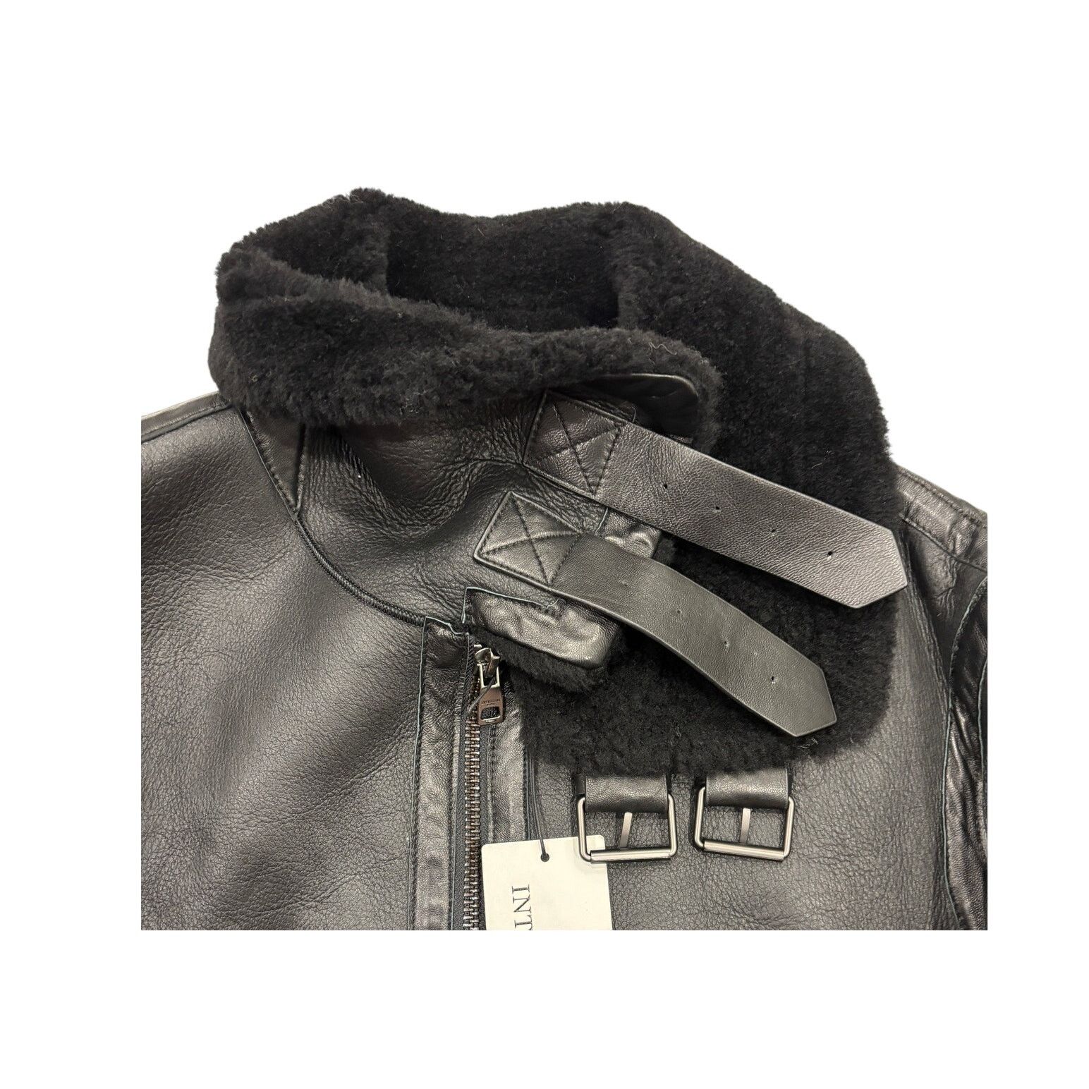 Other *R38 INTUITION Sheep Leather Bomber Jacket FR50/US40 Large Size US L / EU 52-54 / 3 - 5 Thumbnail
