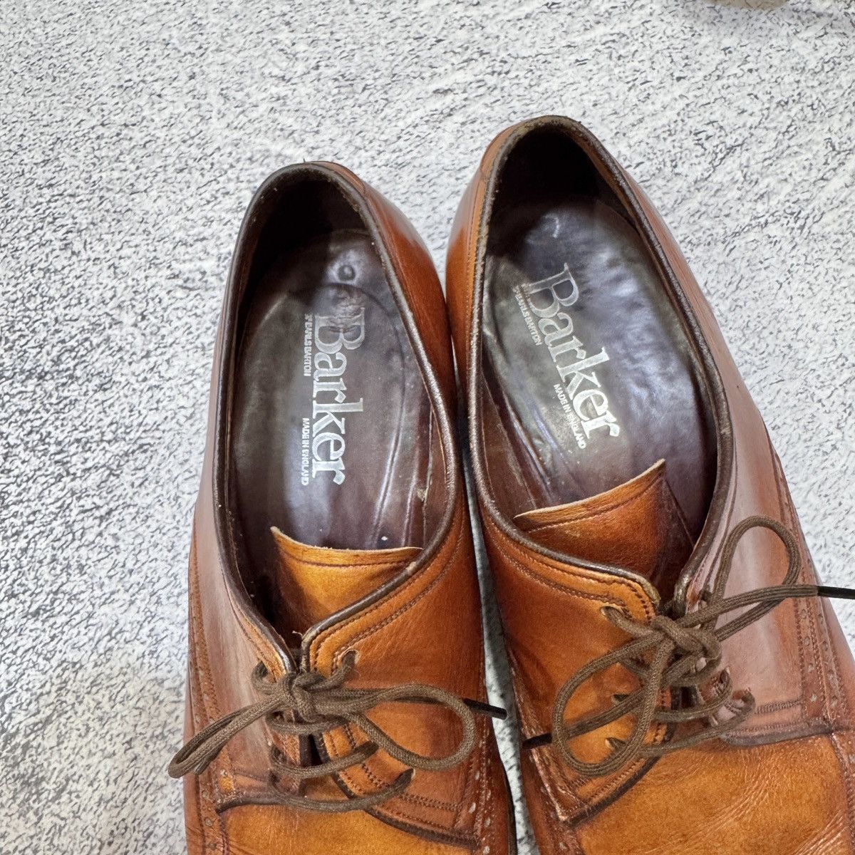Barker Barker Vintage Brown Derbies US8.5 UK7.5 EU41.5 Size US 8.5 / EU 41-42 - 14 Thumbnail