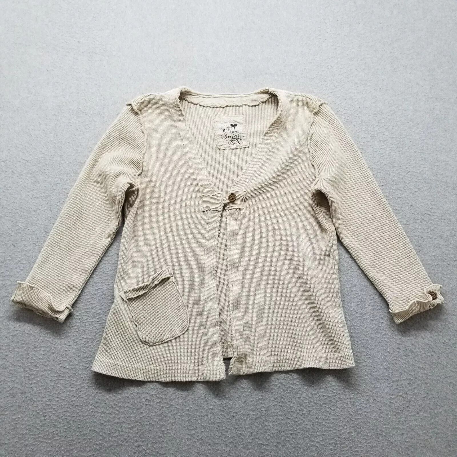 Other Produce Company Shirt Womens Small Brown Cardigan Style Size S / US 4 / IT 40 - 1 Thumbnail