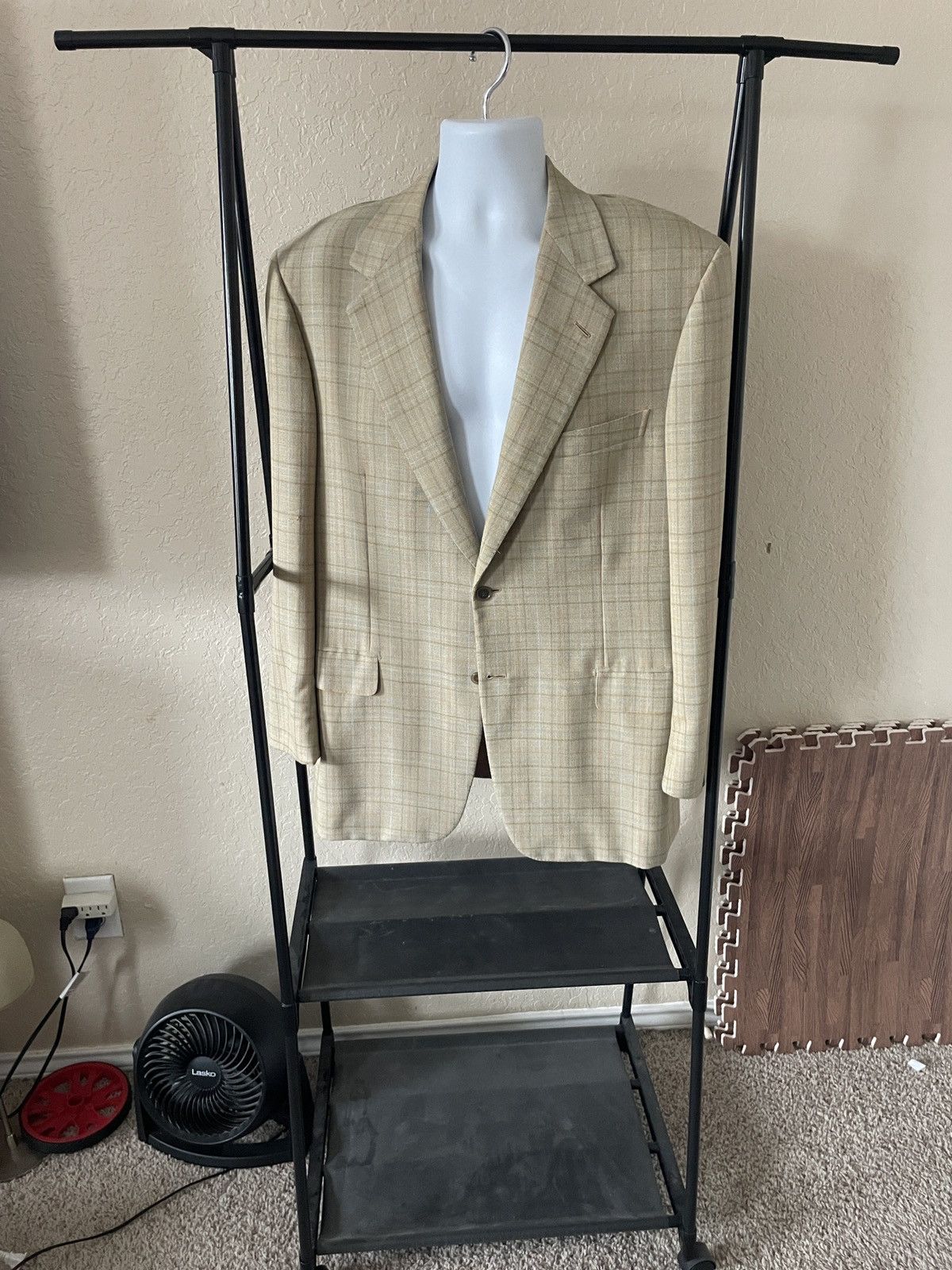 Brioni Nomentano Plaid 100% wool Blazer Size 44R - 1 Thumbnail