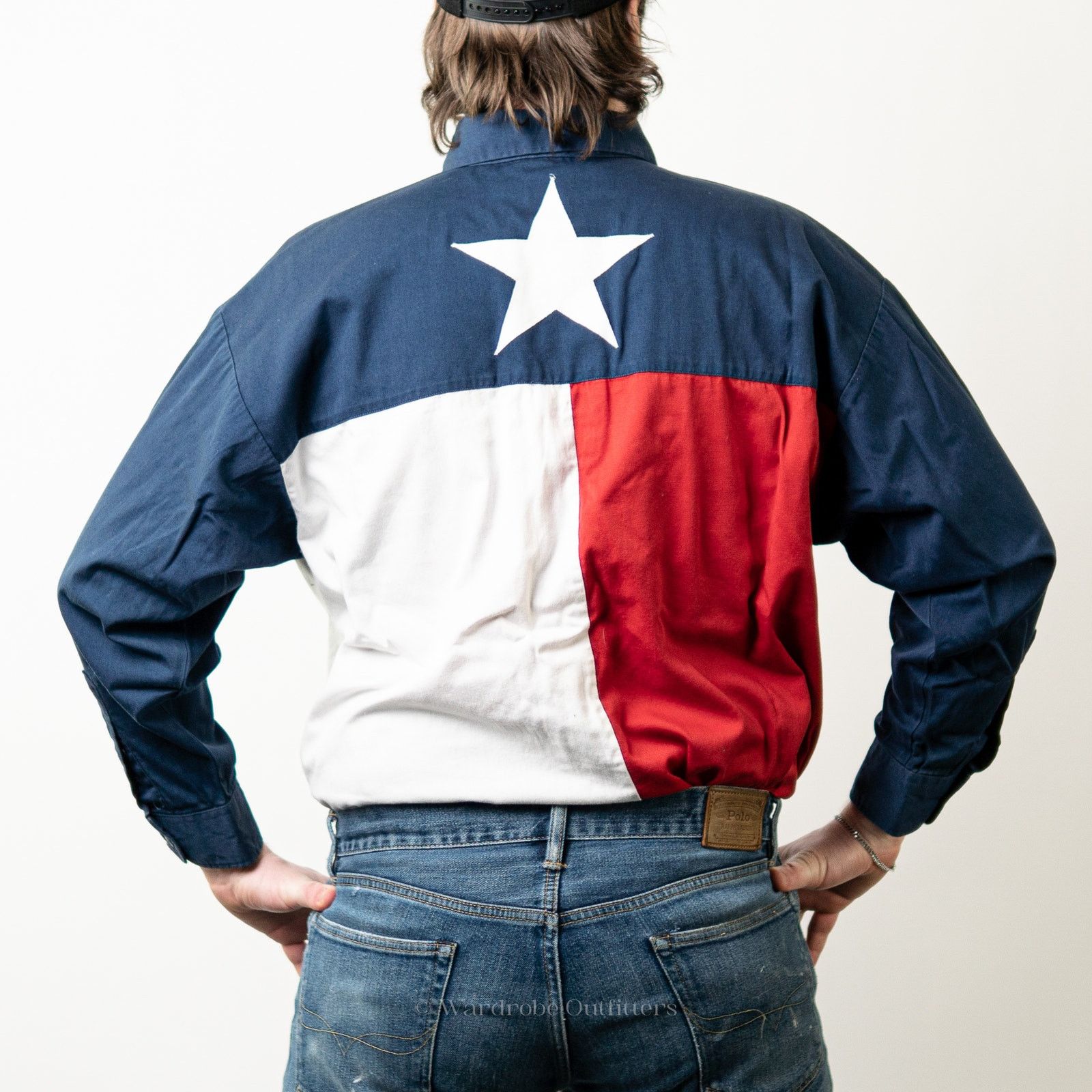 Panhandle Slim Vintage 90s Western TEXAS Flag Button Up by Panhandle Slim Size US L / EU 52-54 / 3 - 3 Thumbnail