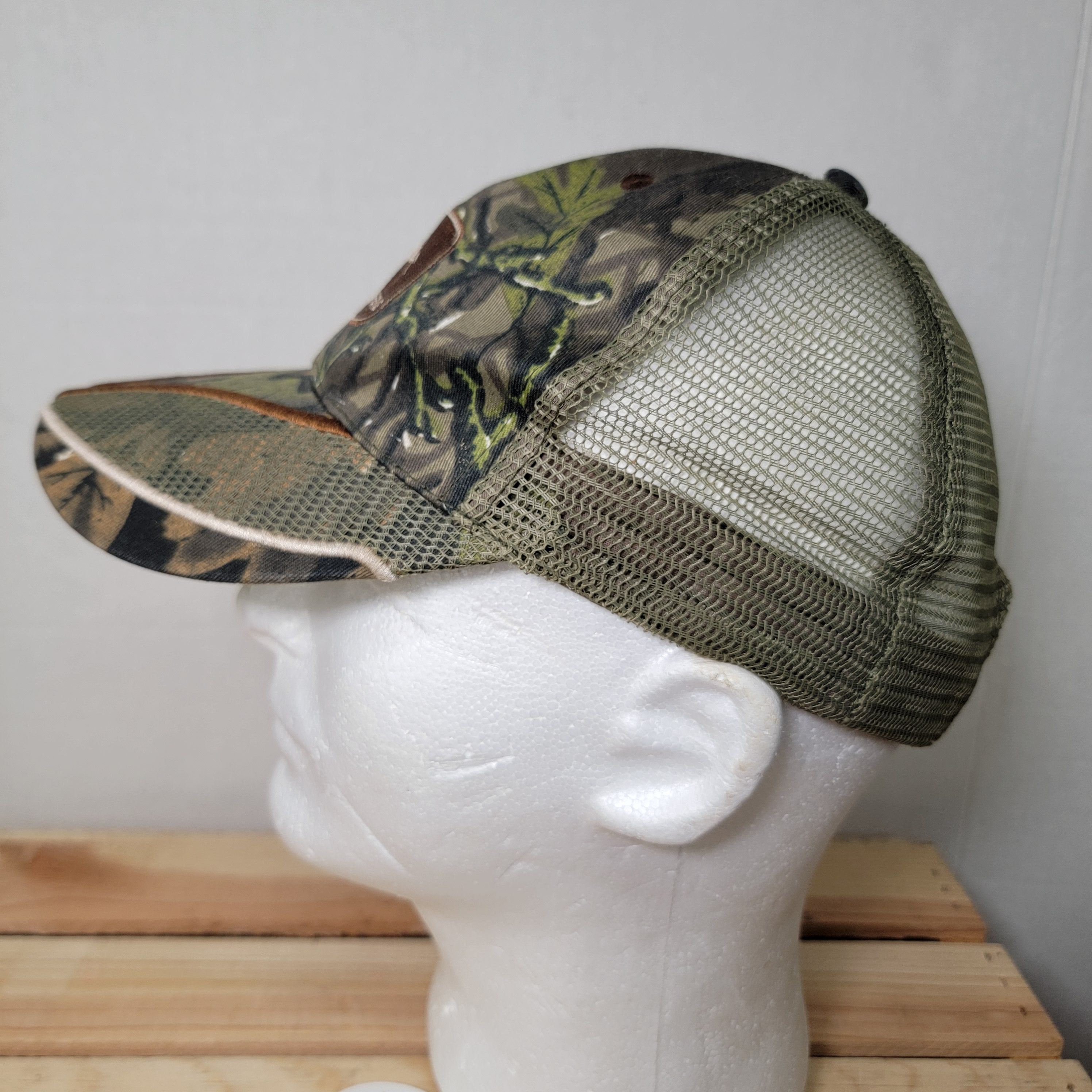 John Deere John Deere Green Camo Adjustable Trucker Hat - OSFA Size ONE SIZE - 6 Thumbnail