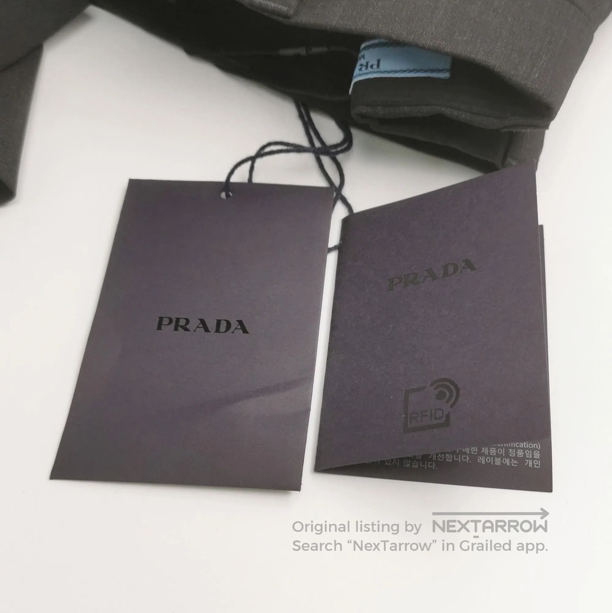 Prada Prada Black Wool Wide. Size 37" - 3 Thumbnail