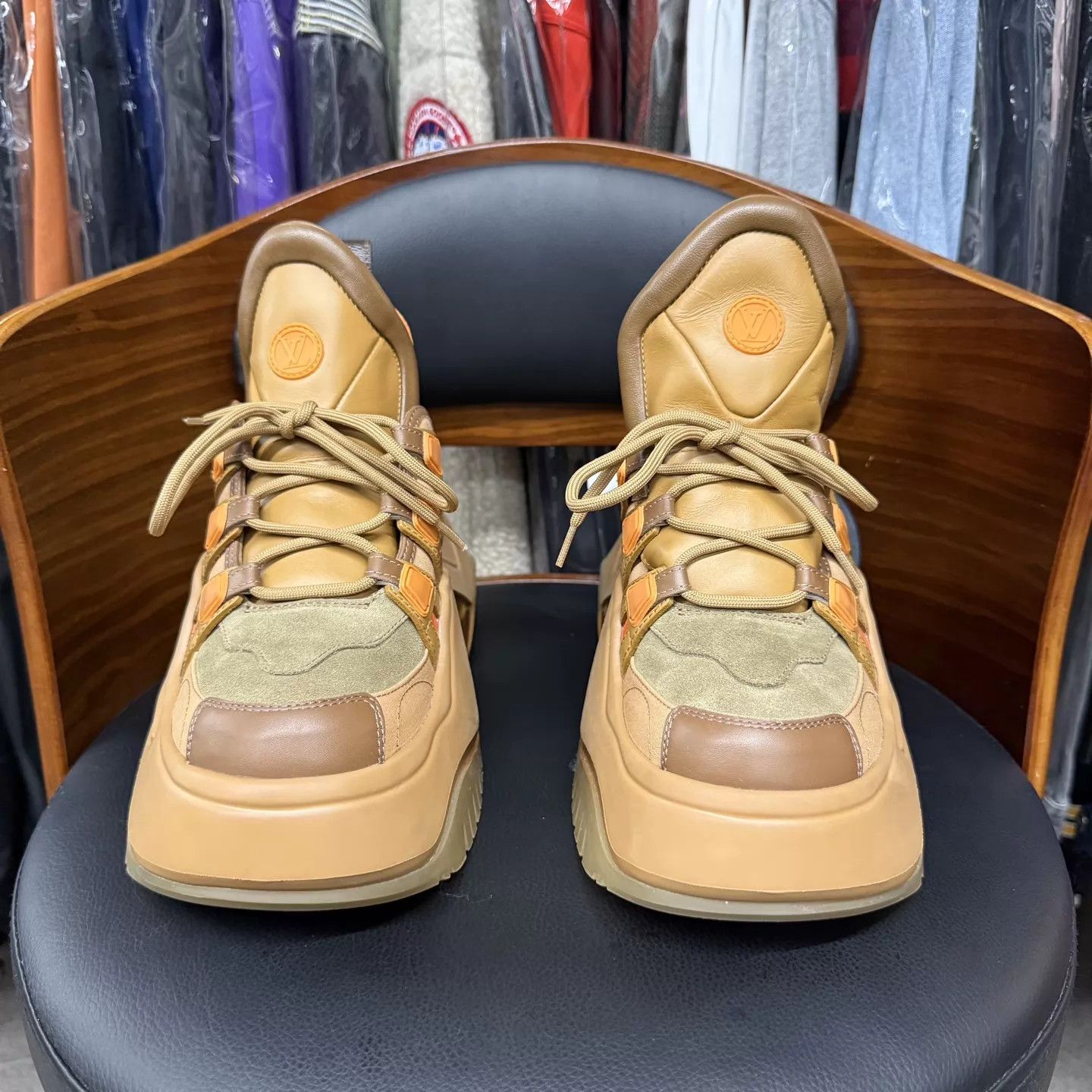 Louis Vuitton LV Archlight 2.0 Brown Caramel Dad Sneakers 38 Worn Once Size US 7.5 / IT 37.5 - 2 Thumbnail
