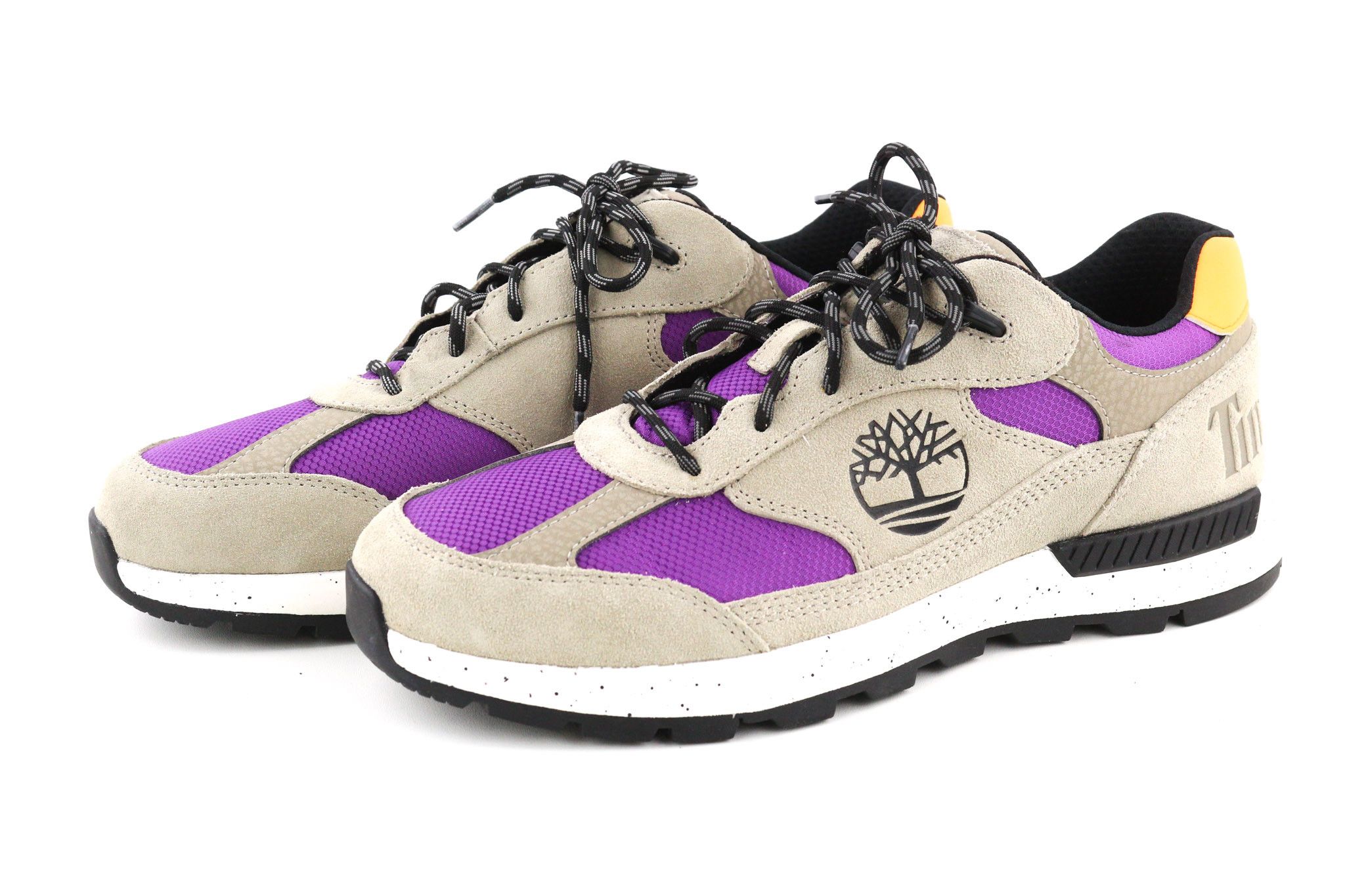 Timberland A2R4A-A5849 EU43/44 Grey Purple Leather Sneakers 81137 Size US 10.5 / EU 43-44 - 2 Thumbnail