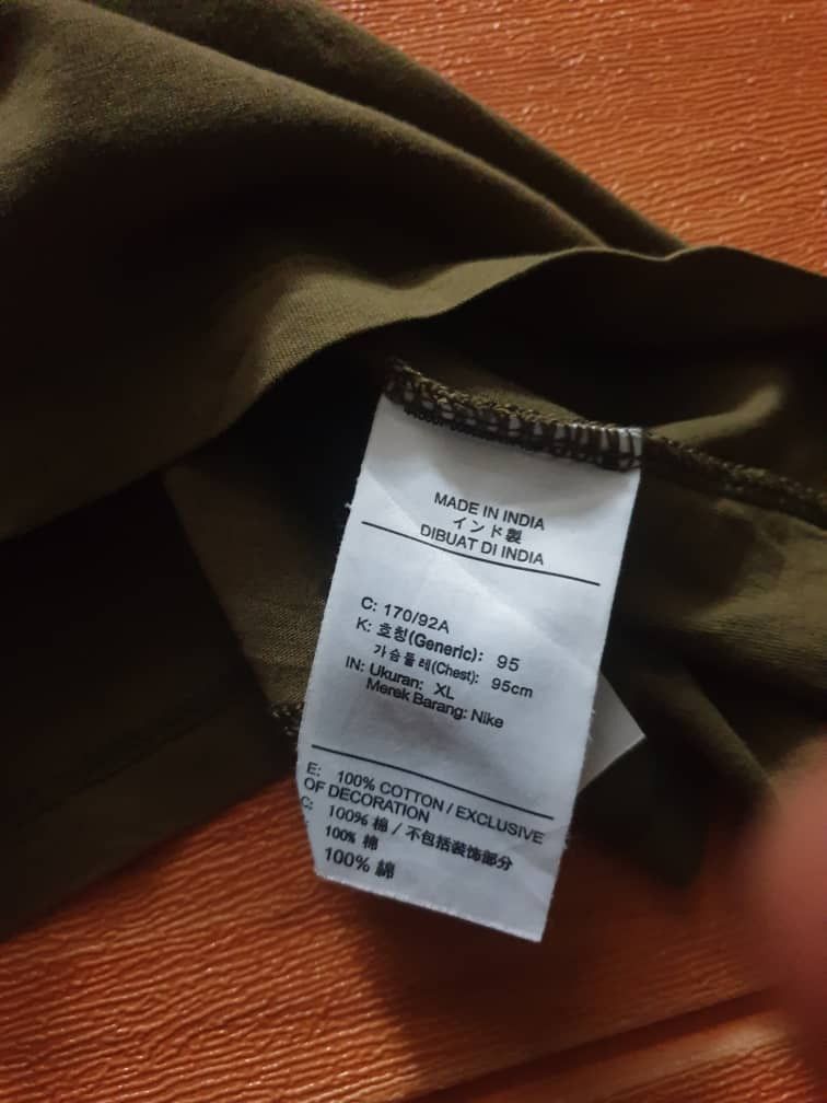Nike Nike green colour shorts sleeve shirt Size M / US 6-8 / IT 42-44 - 4 Thumbnail