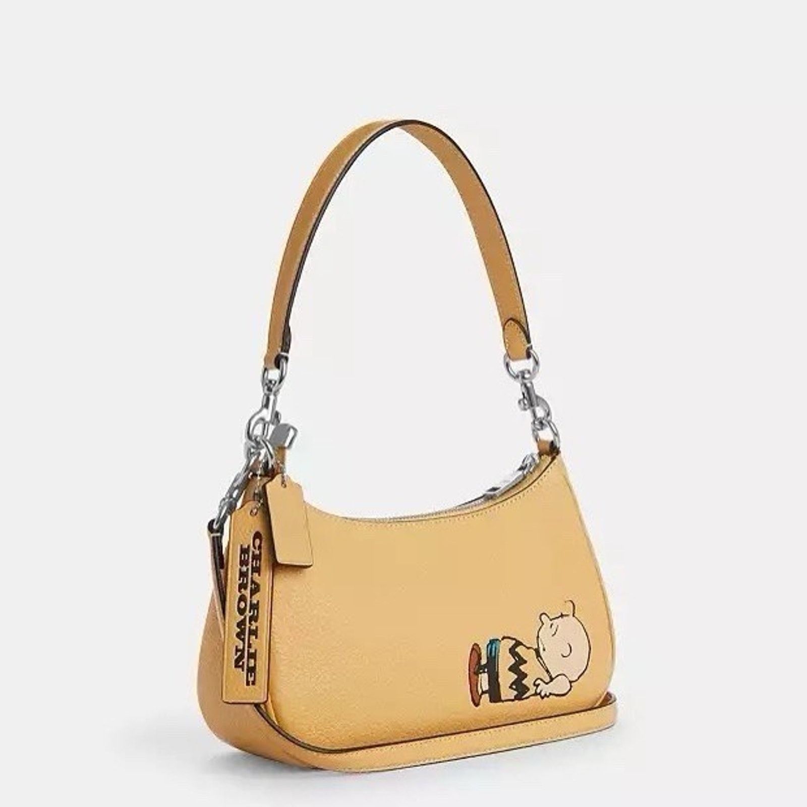 Coach NWT Coach CBJ83 X Peanuts Teri Shoulder Bag Charlie Brown Size ONE SIZE - 10 Thumbnail