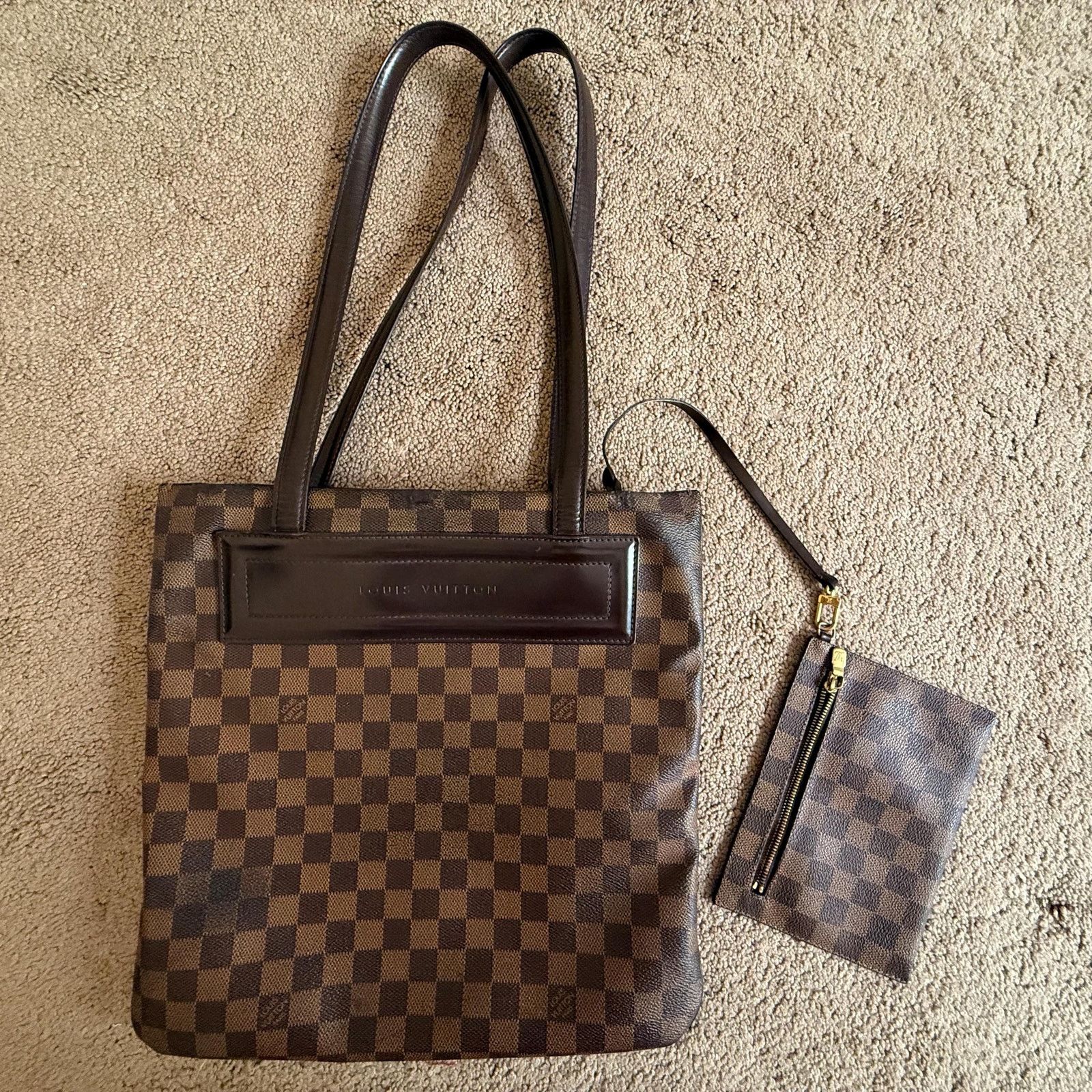 Louis Vuitton Authentic Louis Vuitton Damier tote bag and second bag Size ONE SIZE - 2 Thumbnail