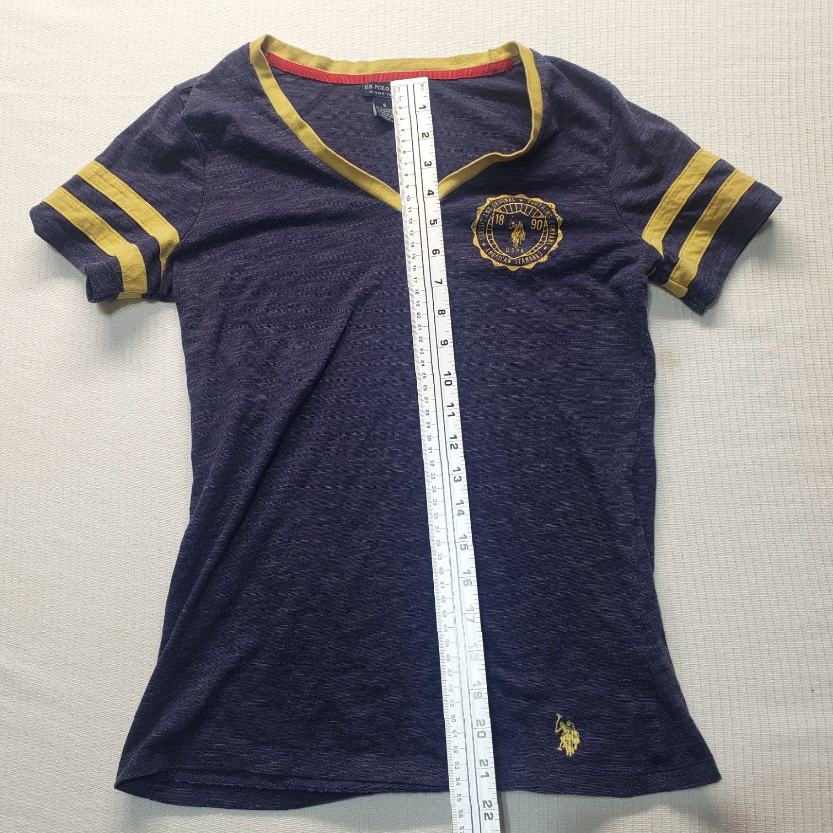 U.S. Polo Assn. VINTAGE U.S. Polo Assn. Shirt Adult Small Gray Short Sleeve Tee T-Shirt Womens Size S / US 4 / IT 40 - 6 Thumbnail