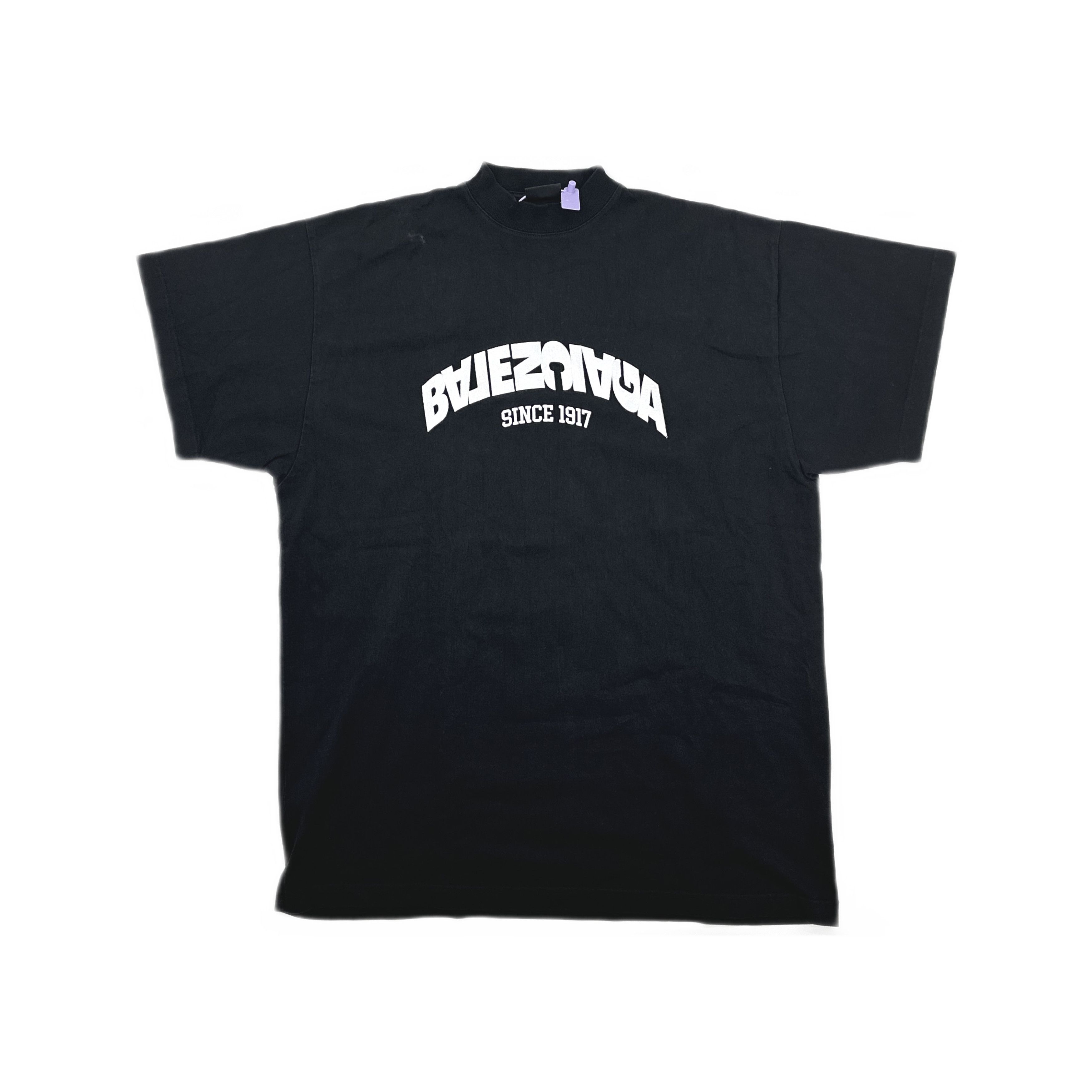 Balenciaga Balenciaga Embroidered Logo T-Shirt Size L Size US L / EU 52-54 / 3 - 1 Thumbnail