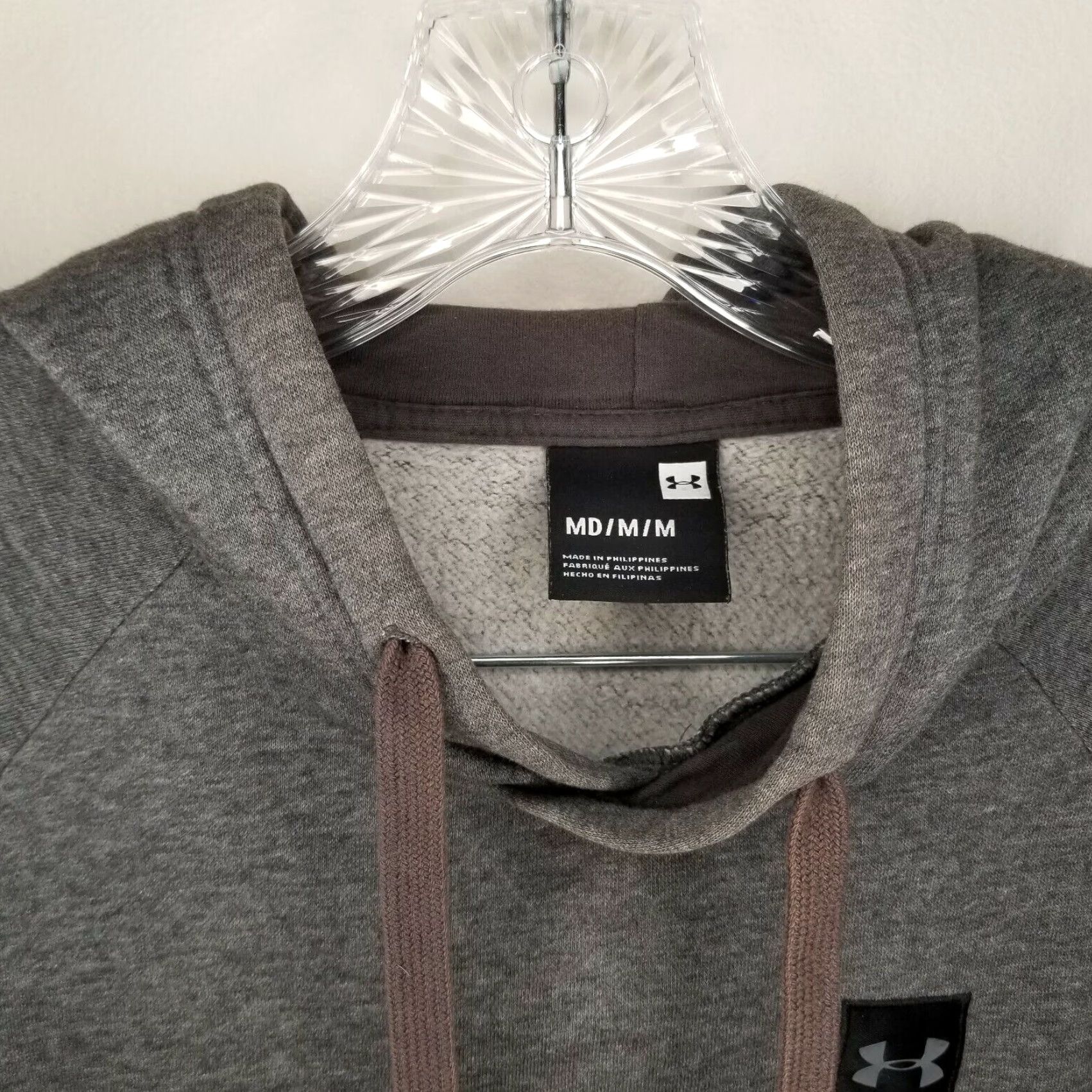 Under Armour Under Armour Hoodie Adult Medium Gray Long Sleeve Pullover Mens Size US M / EU 48-50 / 2 - 4 Thumbnail