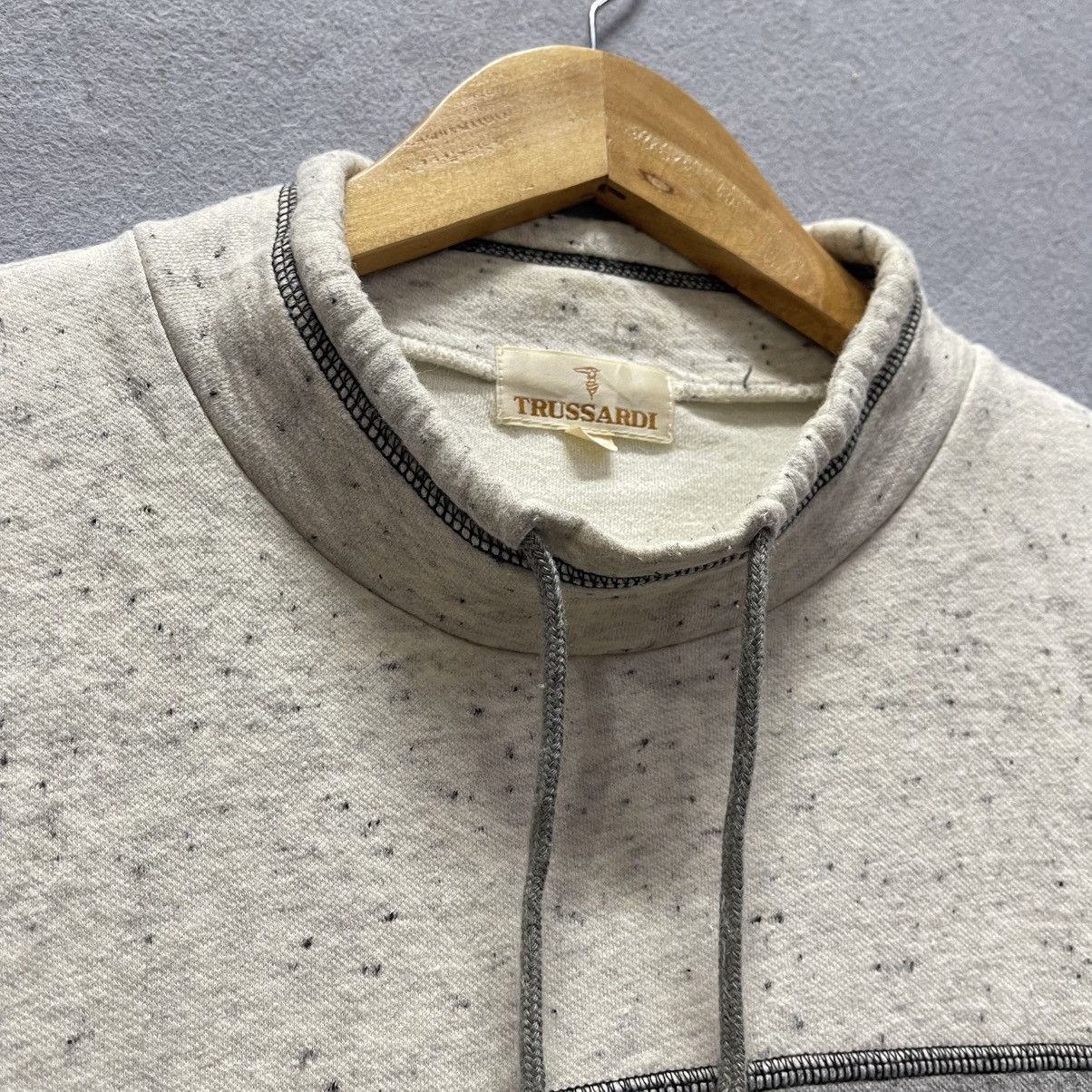 Trussardi Vintage 1990s Trussardi Mock Neck Pullover Sweatshirt Size US M / EU 48-50 / 2 - 6 Thumbnail