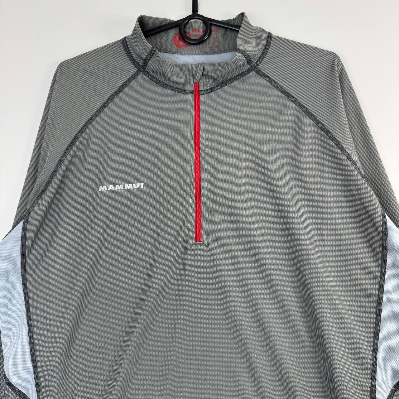 Mammut Mammut Quarter Zip Base Layer Hiking Top Grey Mens Size XXL Size US XXL / EU 58 / 5 - 2 Thumbnail